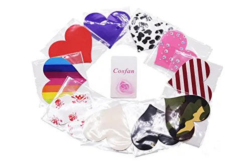 10 Pairs Women Sexy Heart Shape Disposable Pasties Nipple Cover Lingerie Stick on Bra