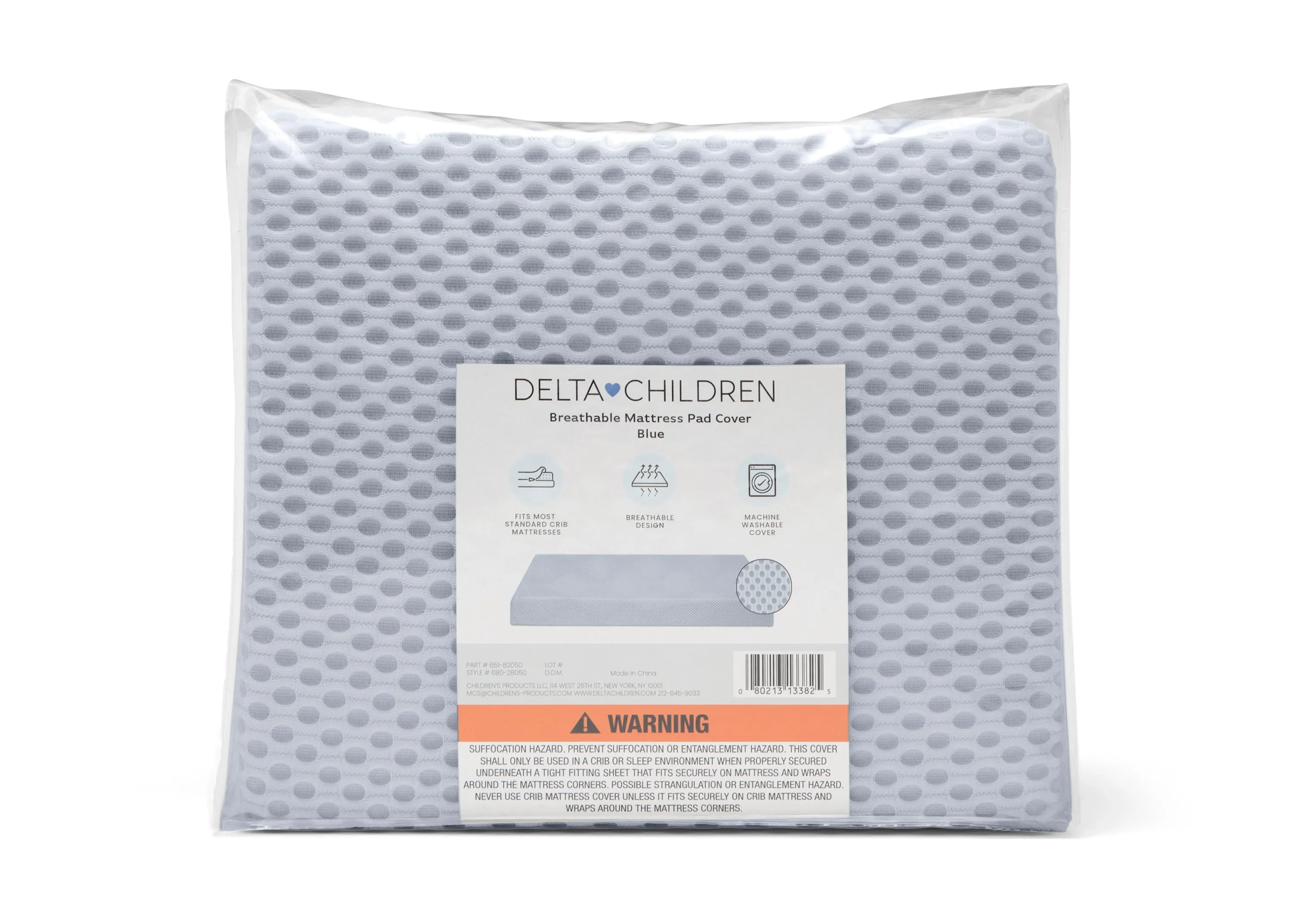 100% Breathable Crib Mattress Pad Cover