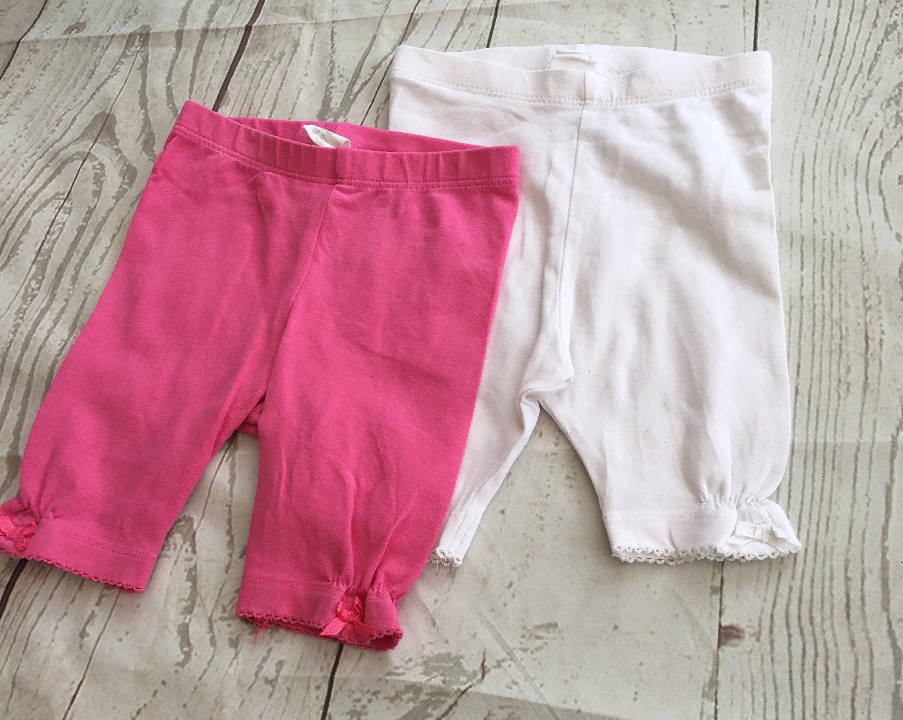 3-6 Months Cropped Leggings x2