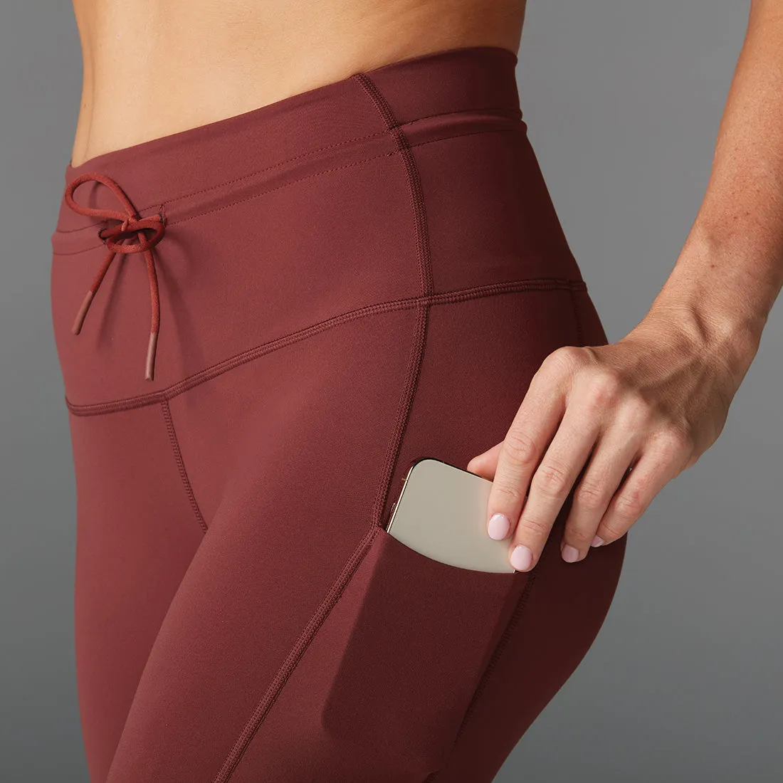 7/8 Tie Waist Pocket Leggings *