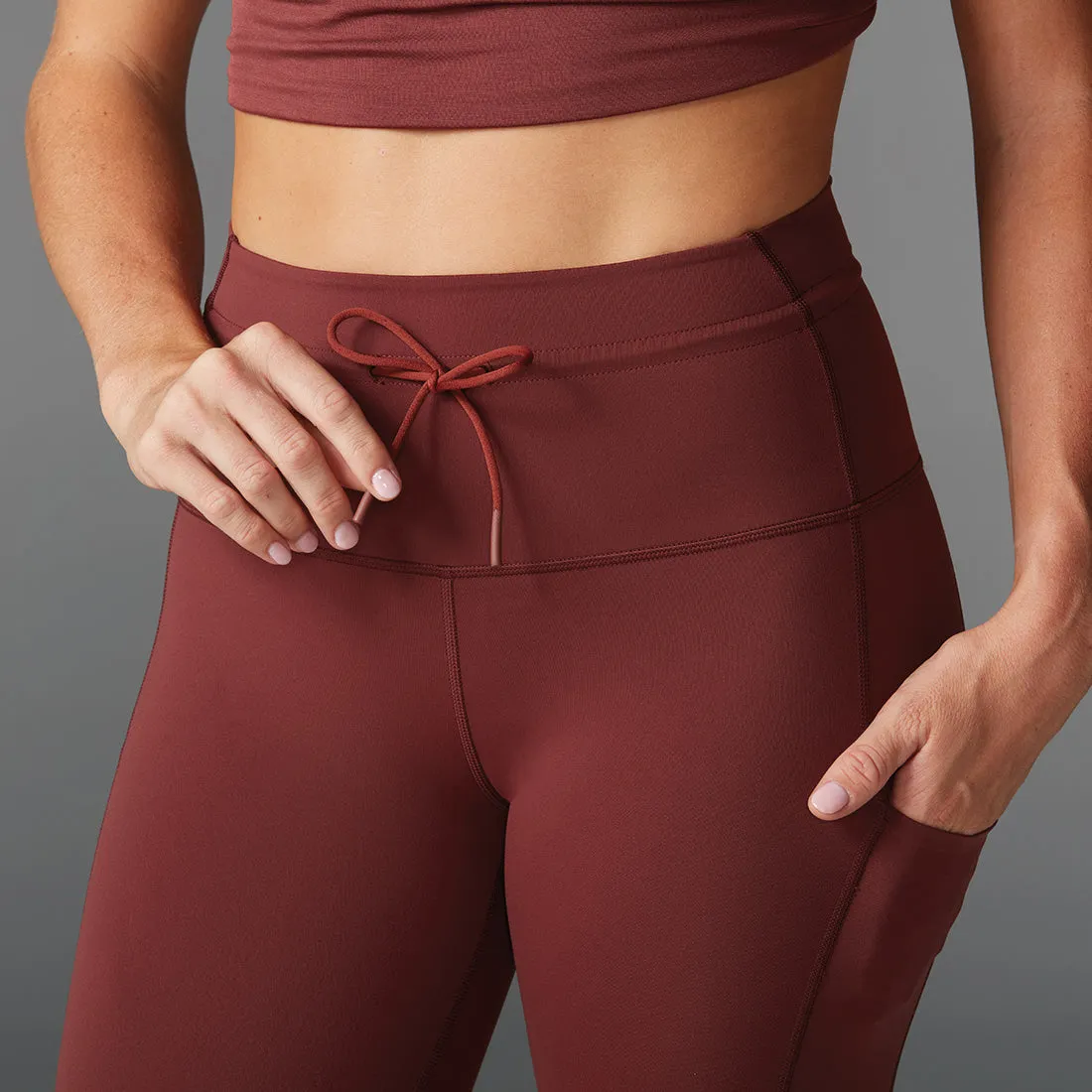 7/8 Tie Waist Pocket Leggings *