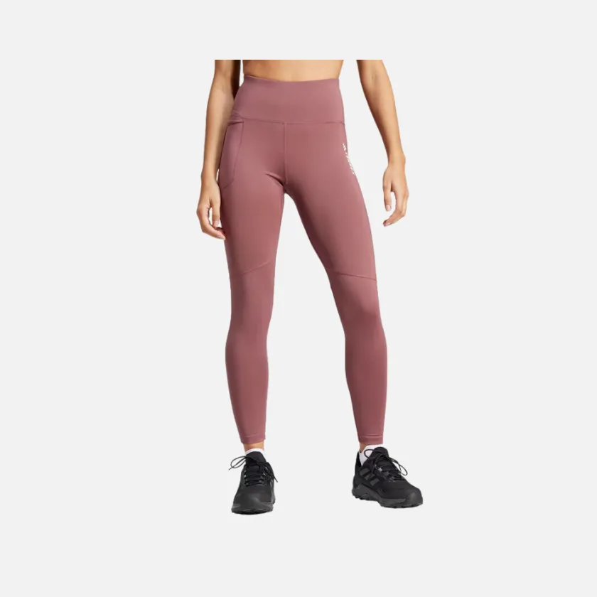 Adidas Terrex Multi Women's Leggings -Burgundy