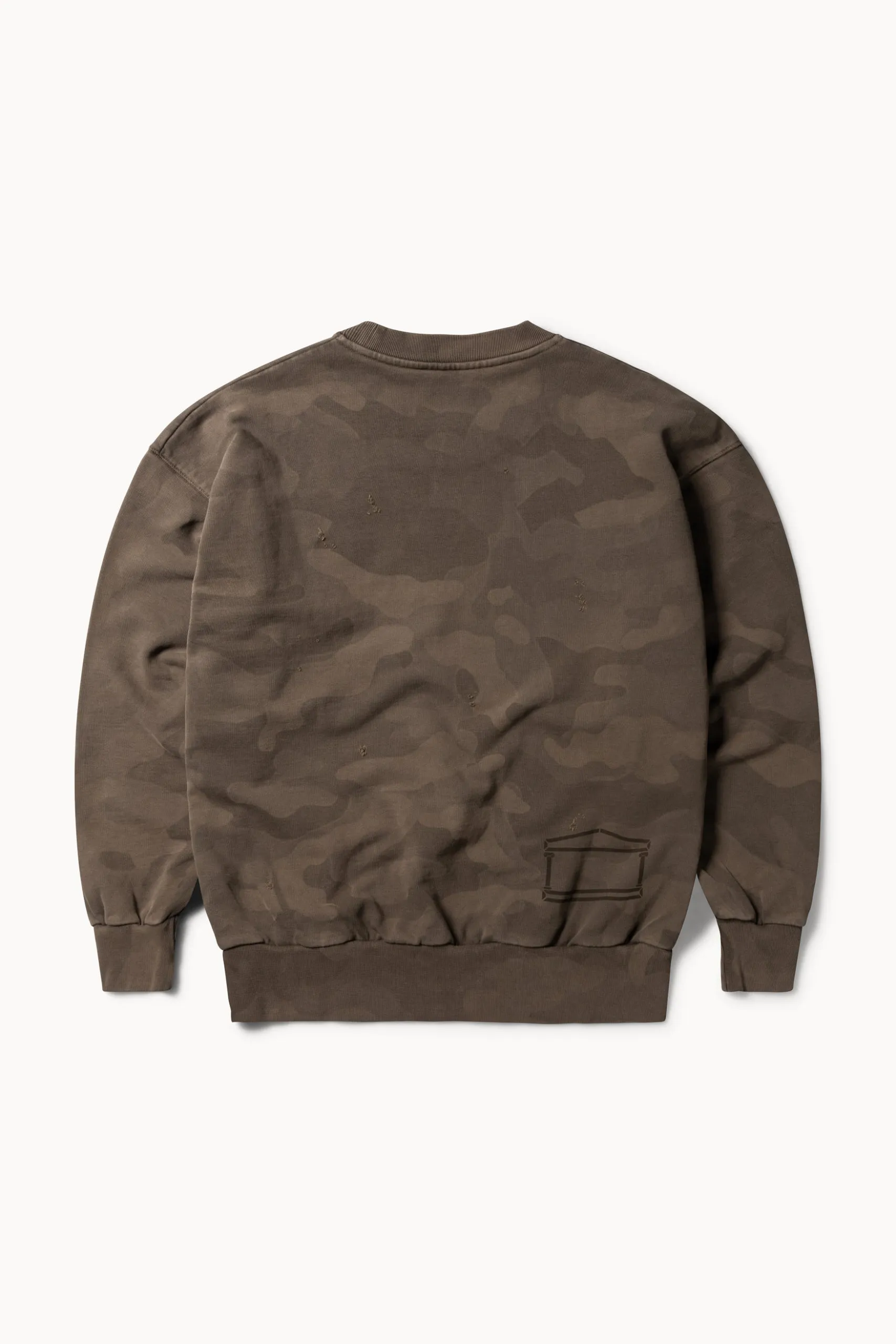 Aged Camo Sweat