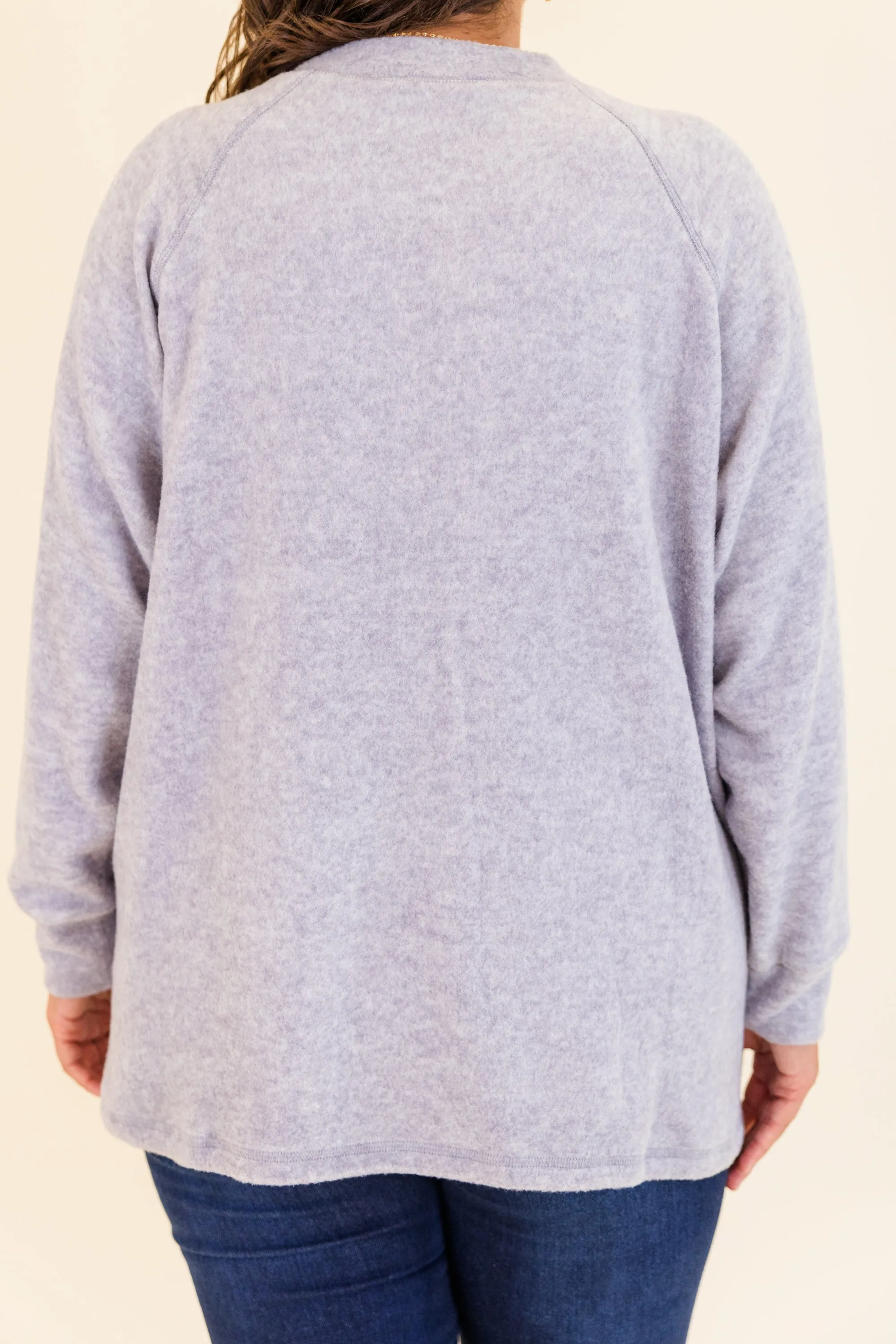 All The Feels Pullover, Heather Grey