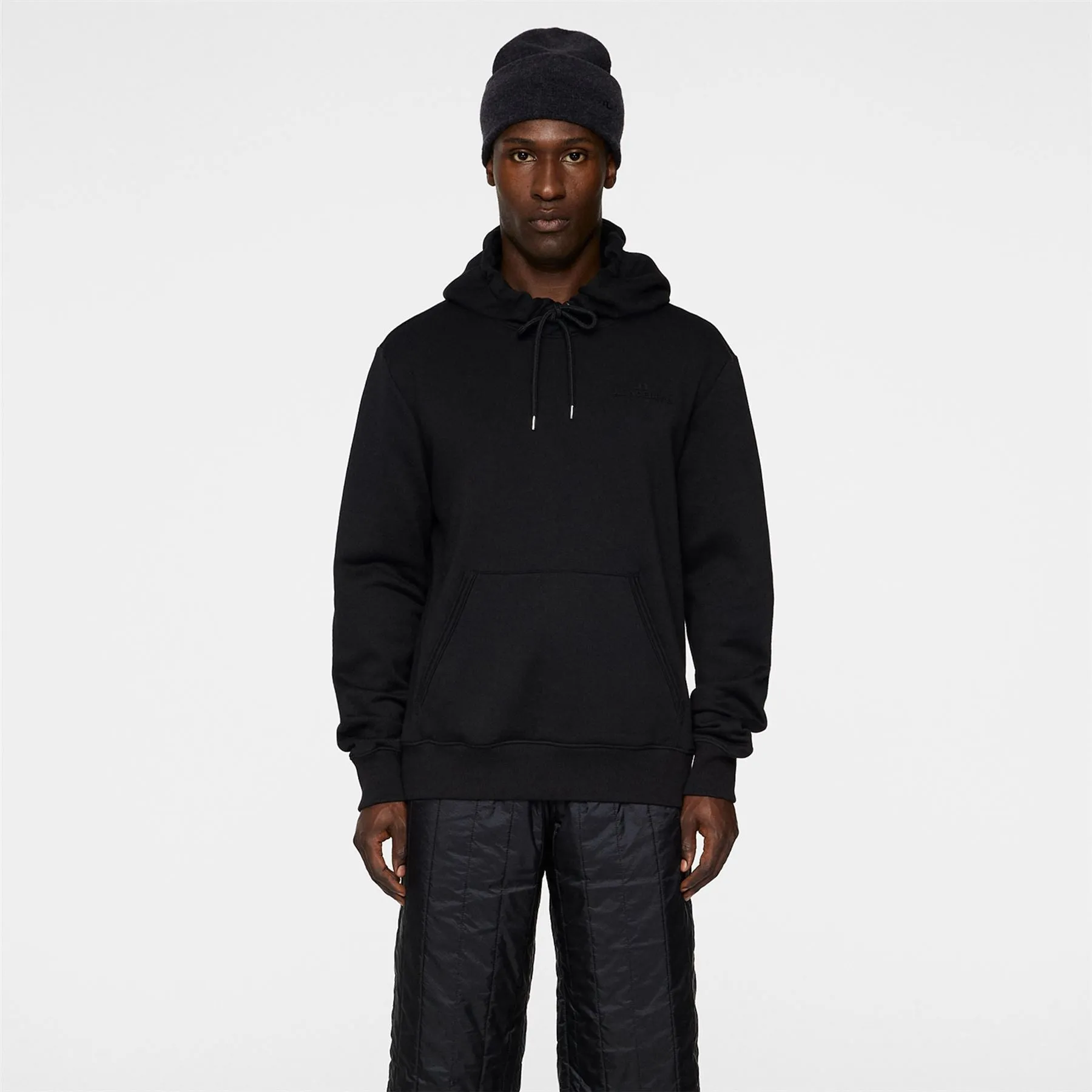 Alpha Hooded Sweat Black - AW24