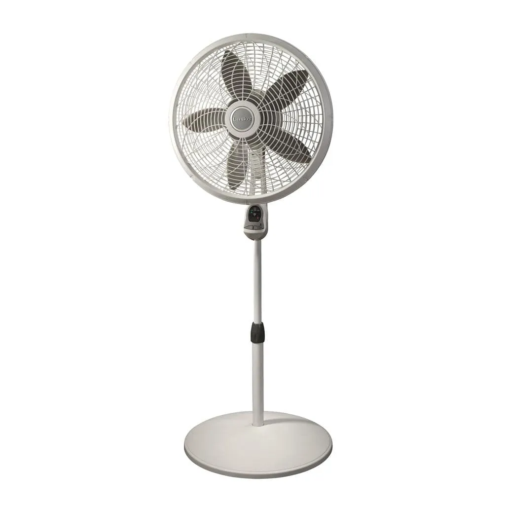 Ameri Air Pedestal Fan with Remote Control 45.7 cm / 18".Keep any room cool and comfortable with this classically designed 5-blade white fan with a floor stand.-776779