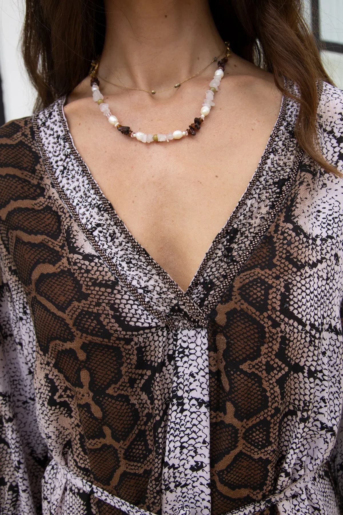 Anemone Tunic // Python Print