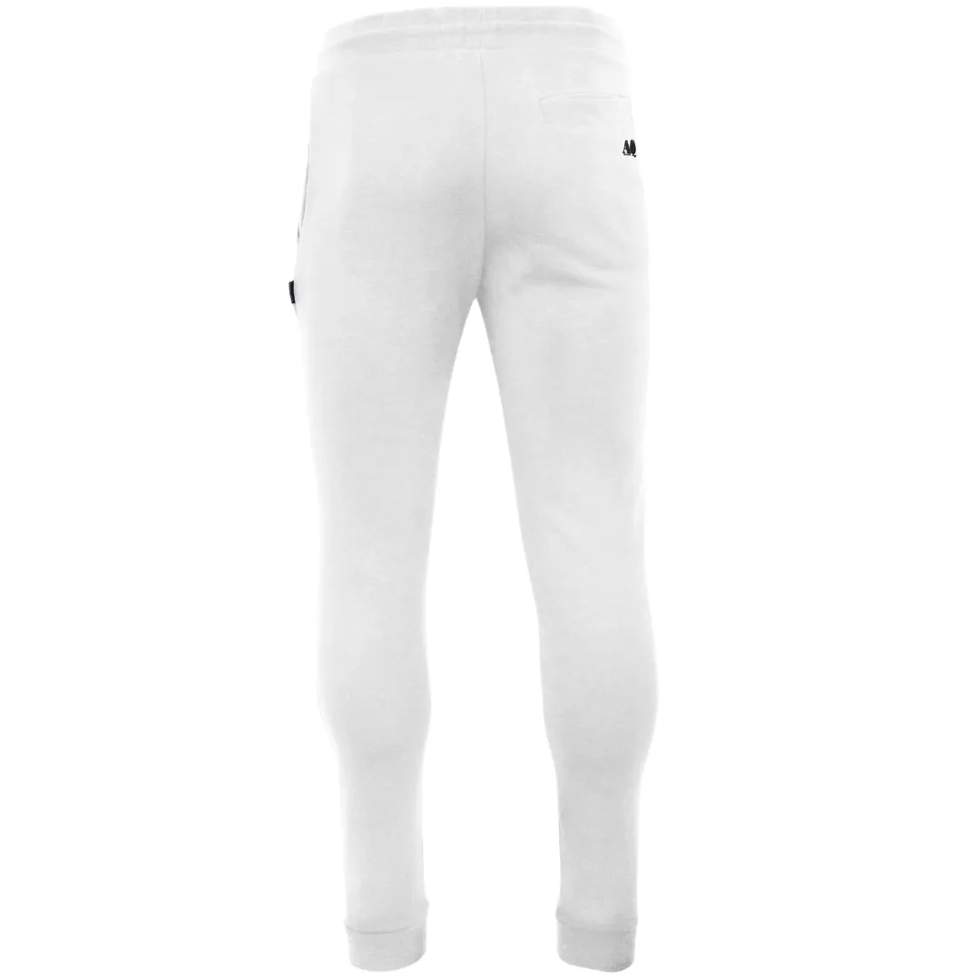 Aquascutum Logo White Sweat Pants