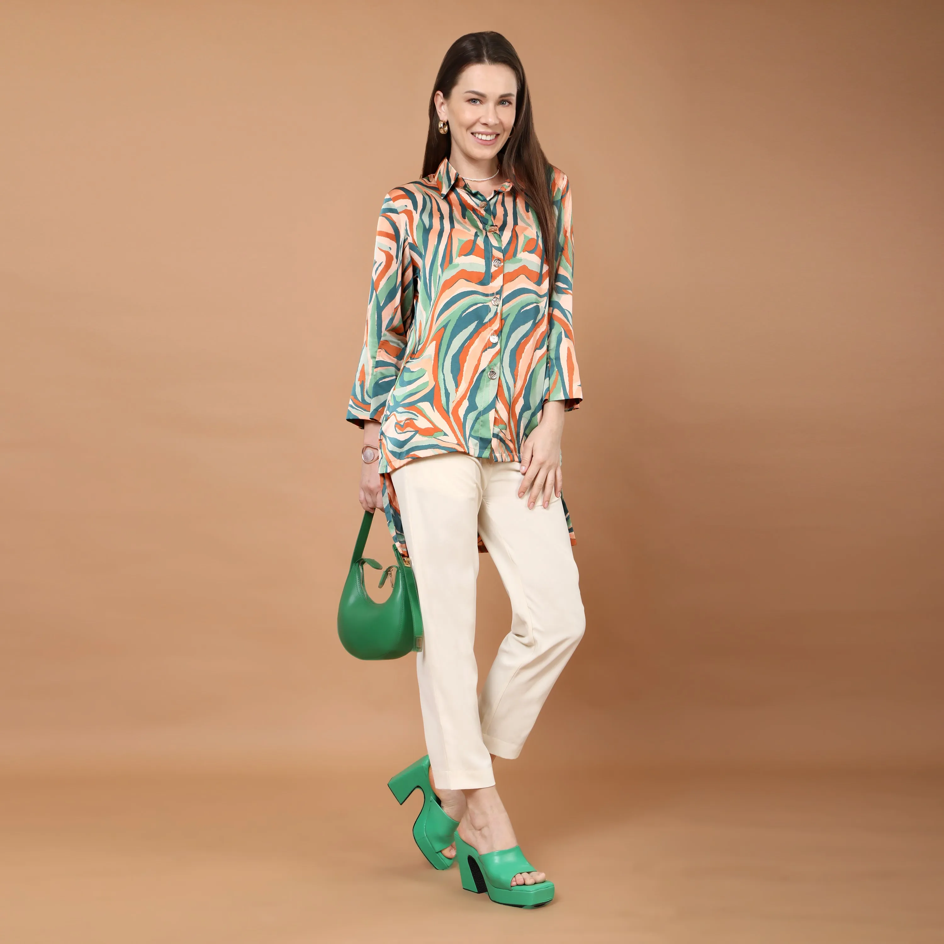 Aroka printed tunic