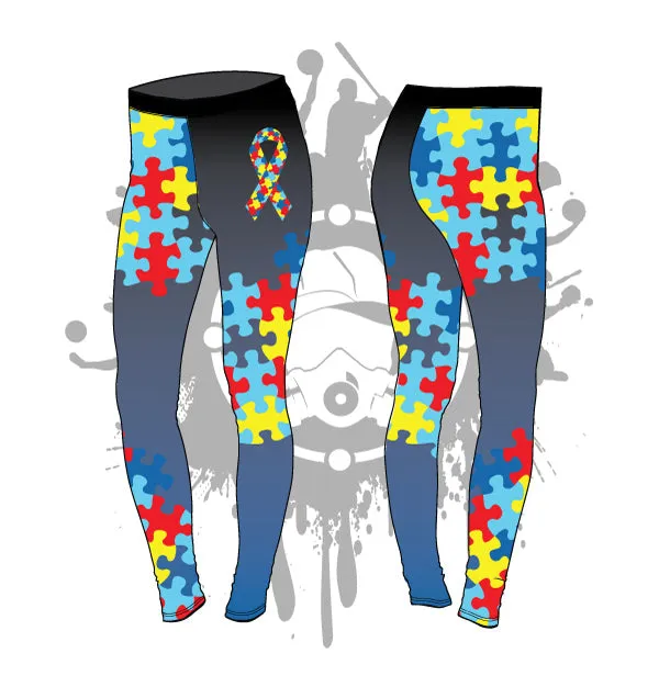 Autism Awareness Womens Leggings