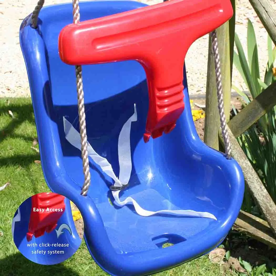 Baby Swing Seat - Blue Deluxe - Safe & Comfortable