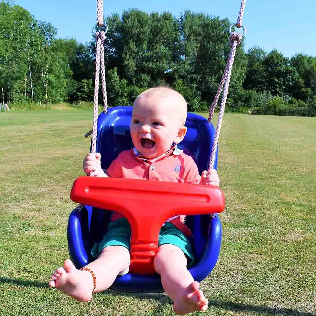 Baby Swing Seat - Blue Deluxe - Safe & Comfortable