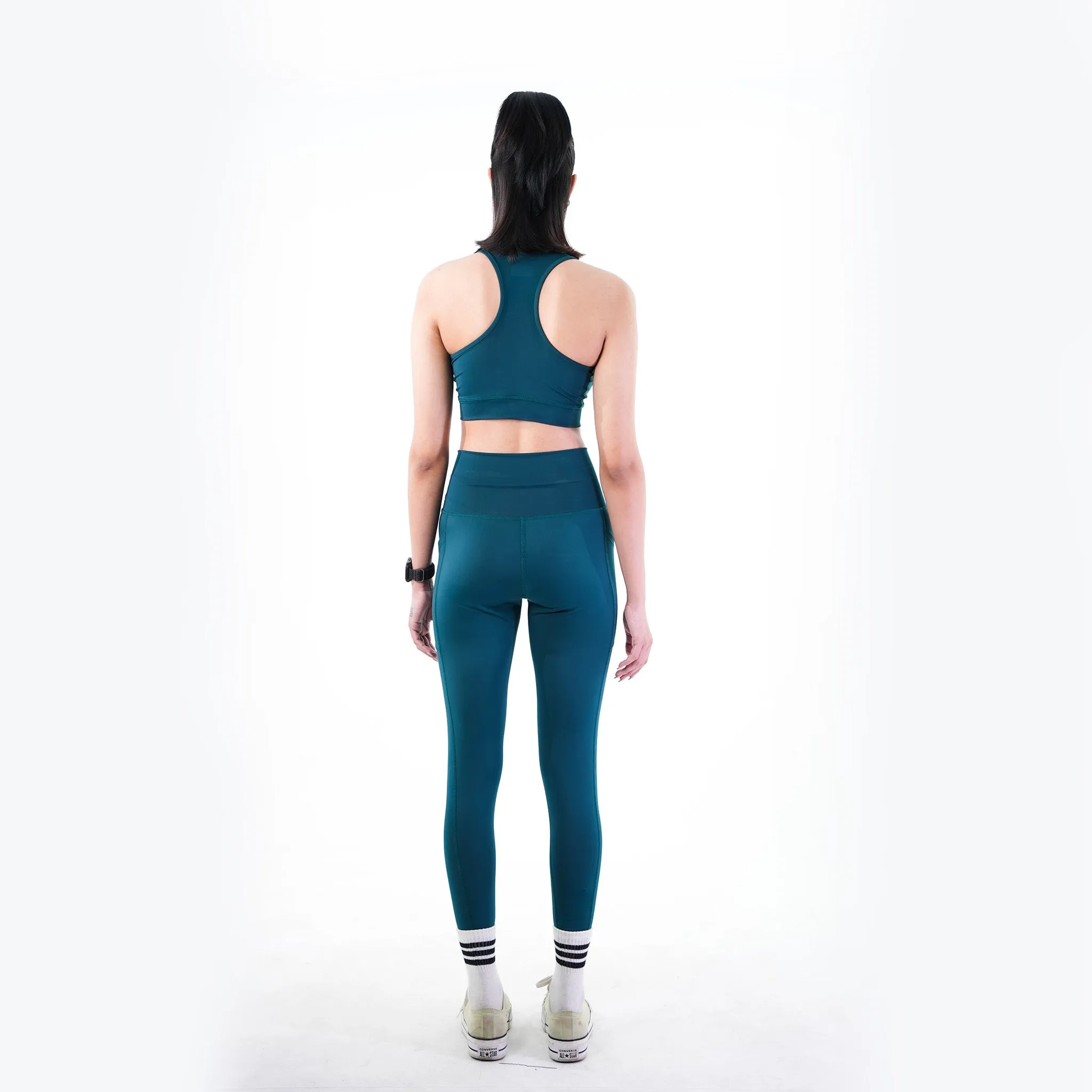 Belt Blend Leggings Deap Teal