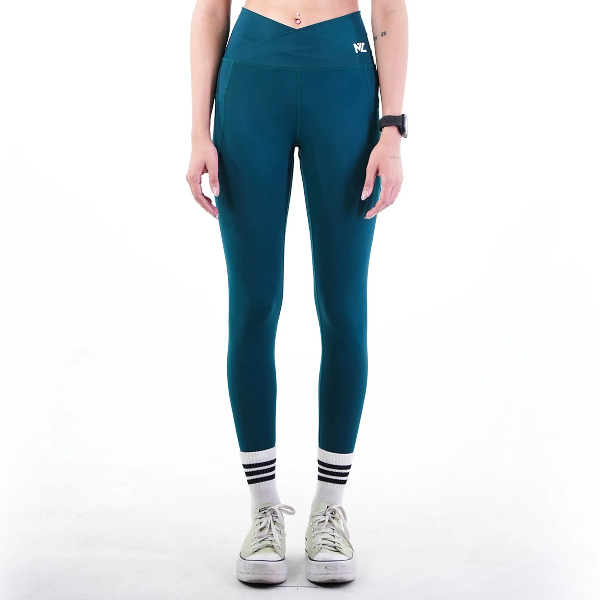 Belt Blend Leggings Deap Teal