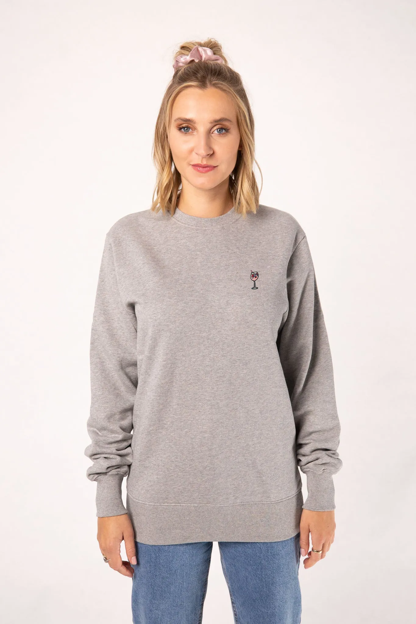 Berry Spritz | Bestickter Bio-Baumwoll Frauen Pullover