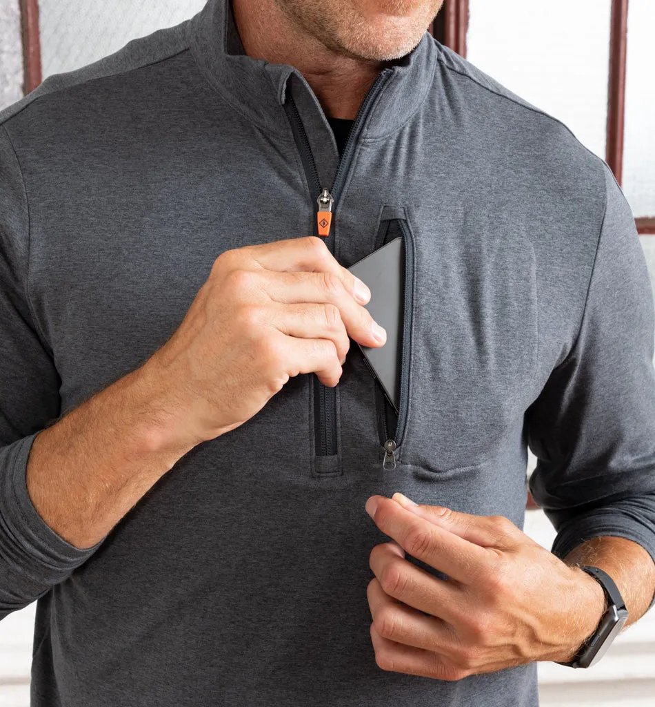 Blaze Athletic Pullover Standard Fit - Heather Grey