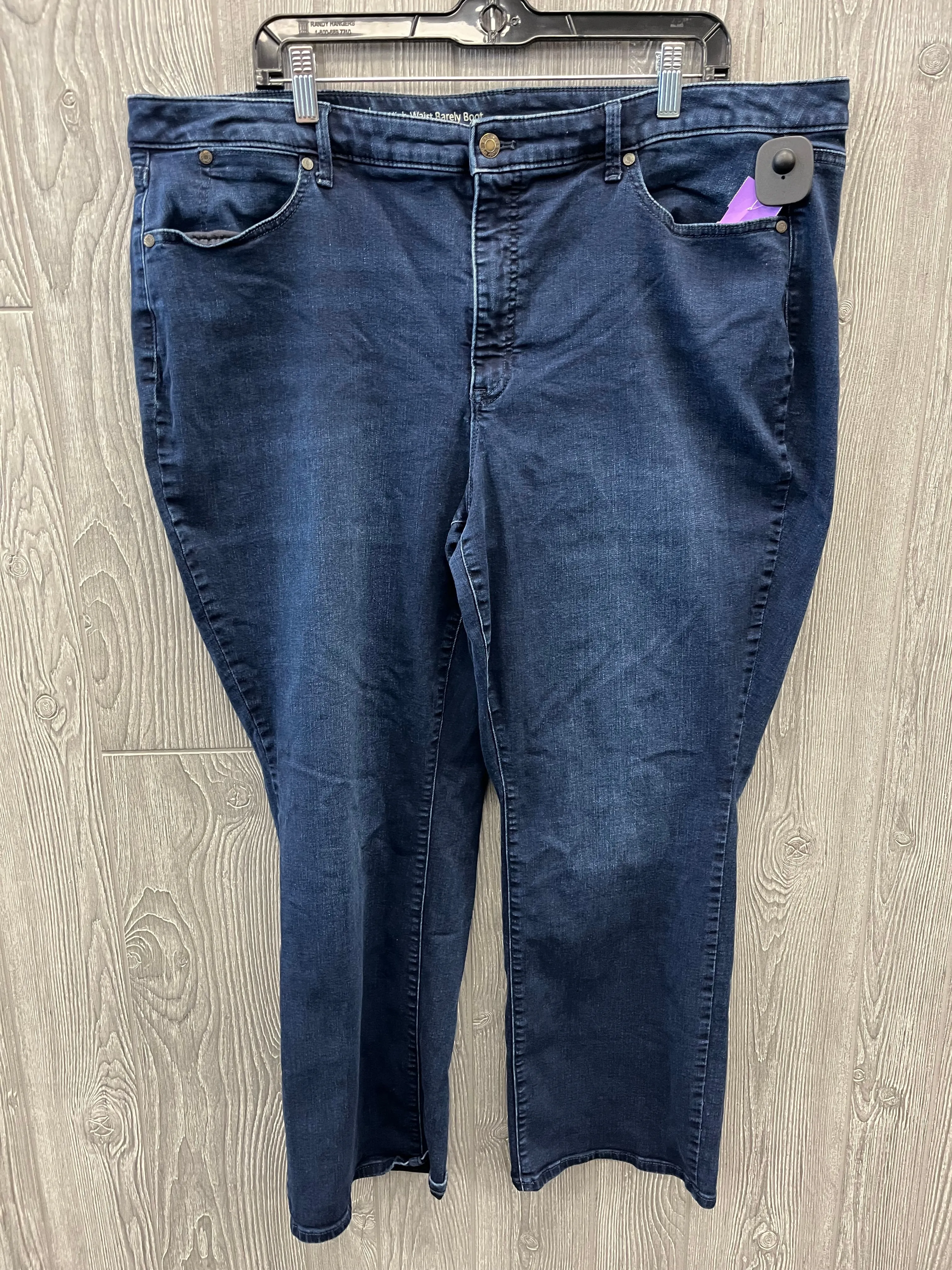 Blue Denim Jeans Boot Cut Talbots, Size 22