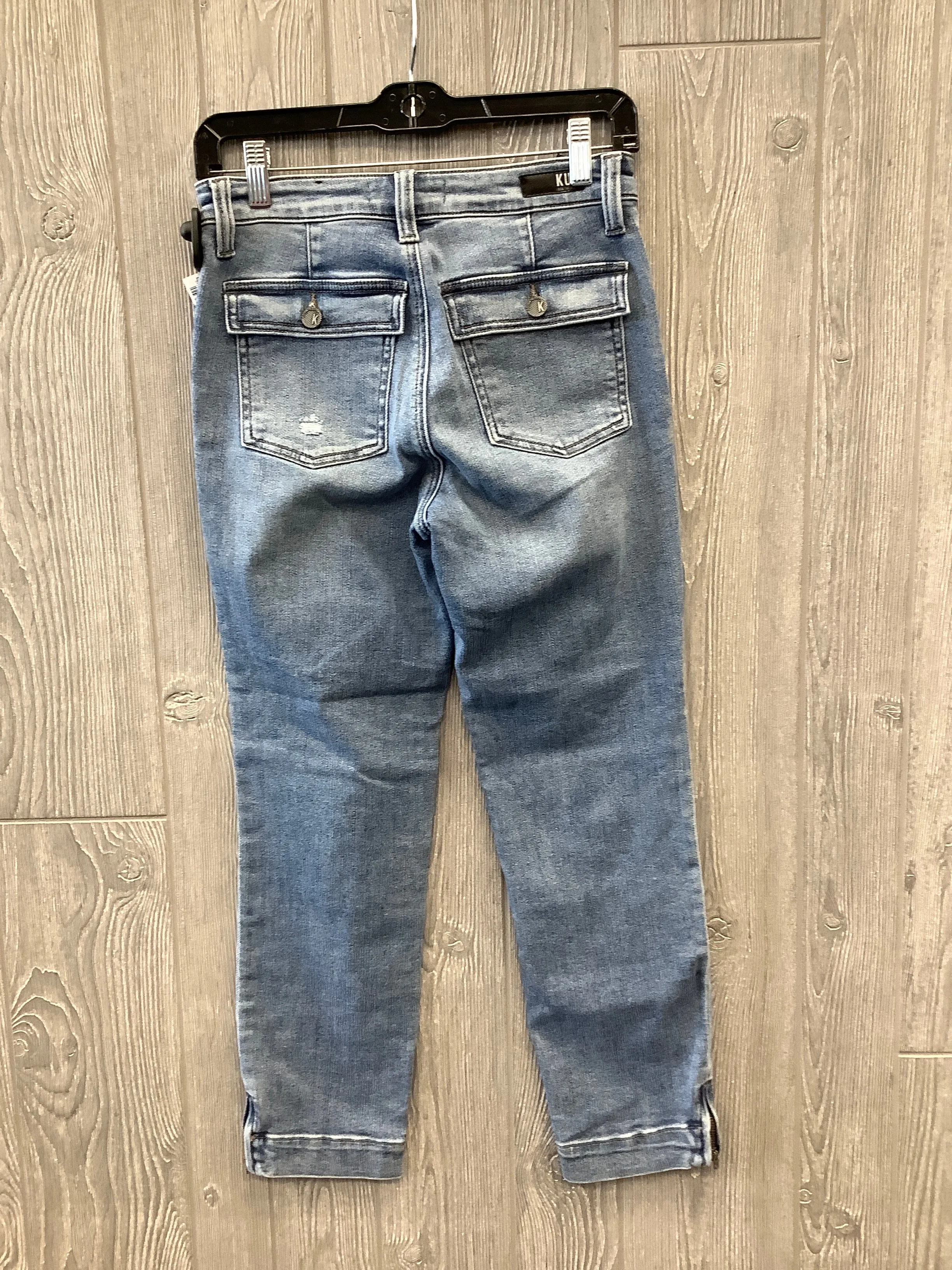 Blue Denim Jeans Cropped Kut, Size 2