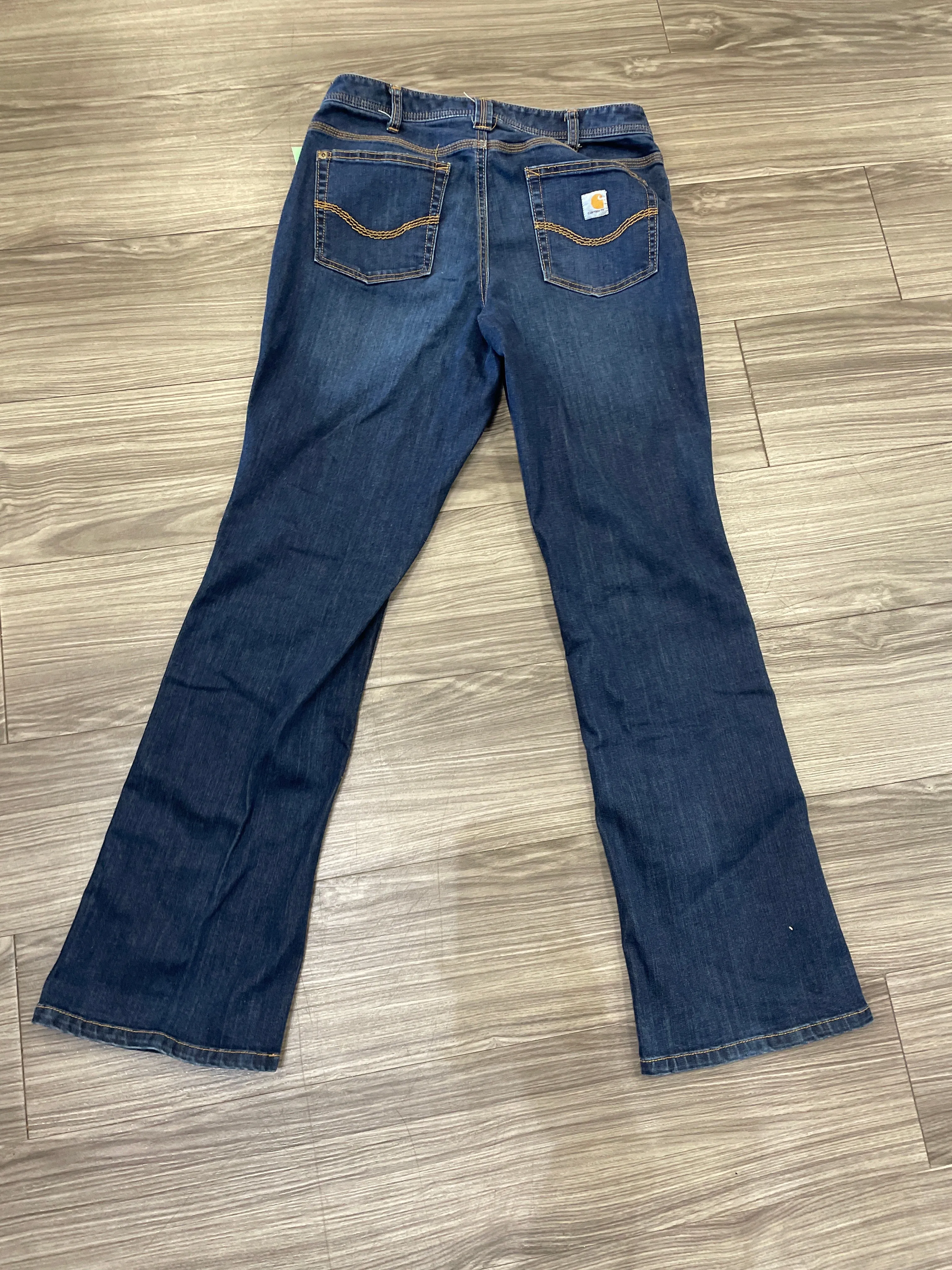 Blue Jeans Boot Cut Carhartt, Size 6