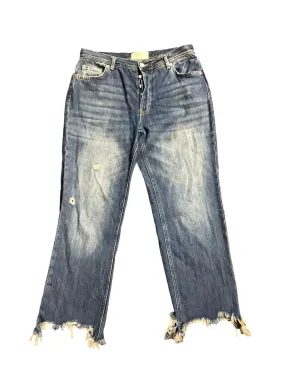 Blue Jeans Cropped We The Free, Size 8