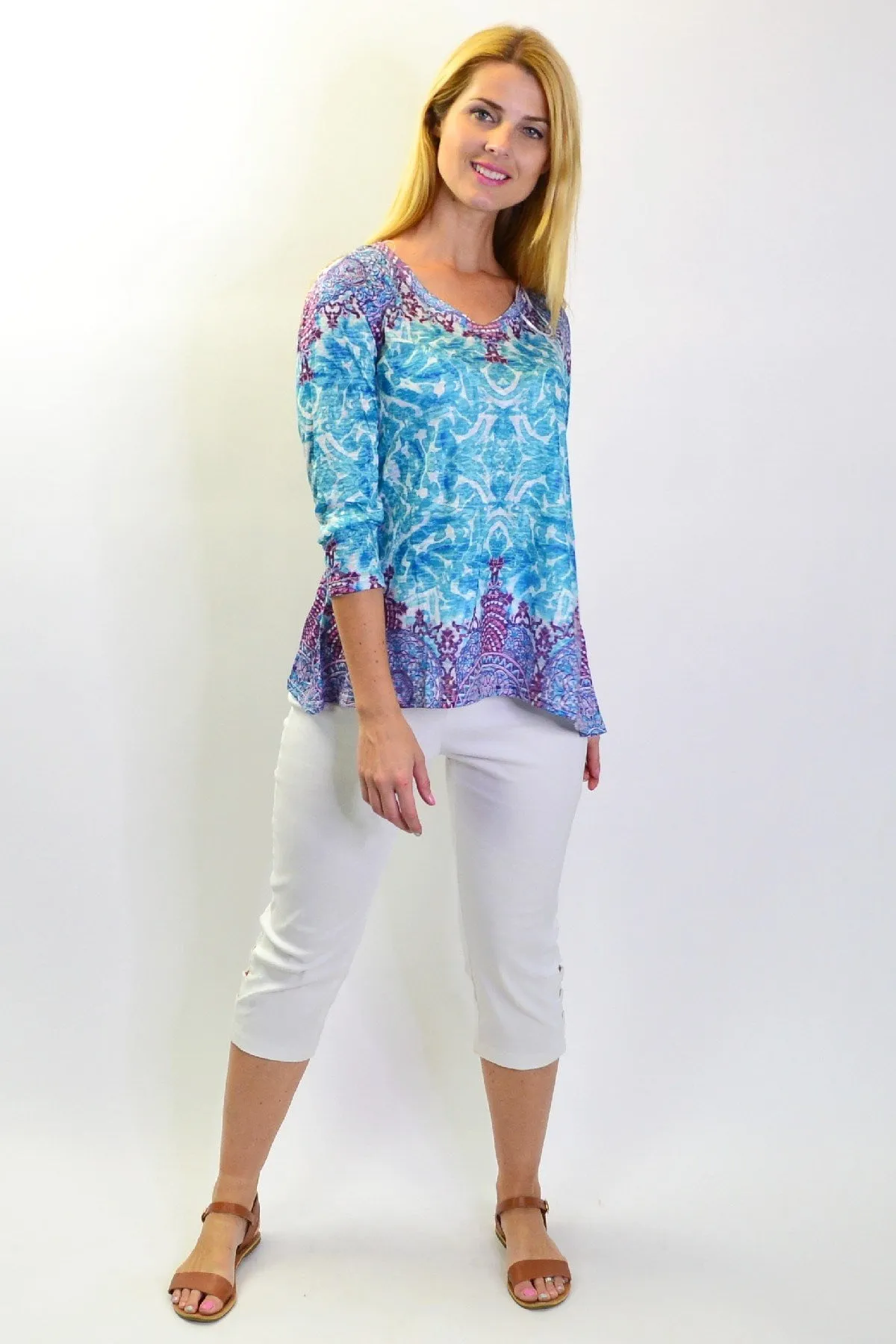 Blue Royal Tunic Tee