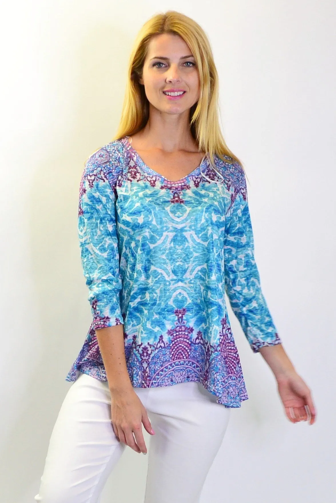 Blue Royal Tunic Tee