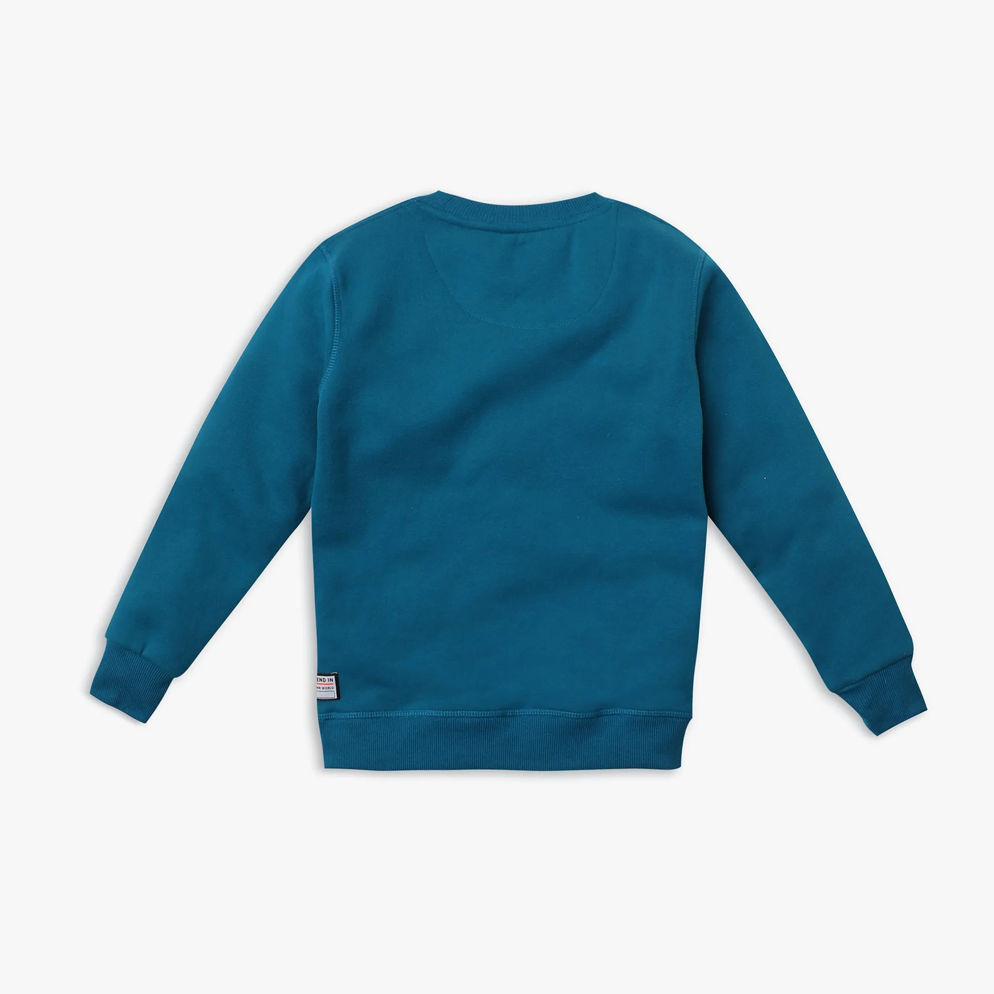 Boy's Regular Fit Solid Sweat Tees