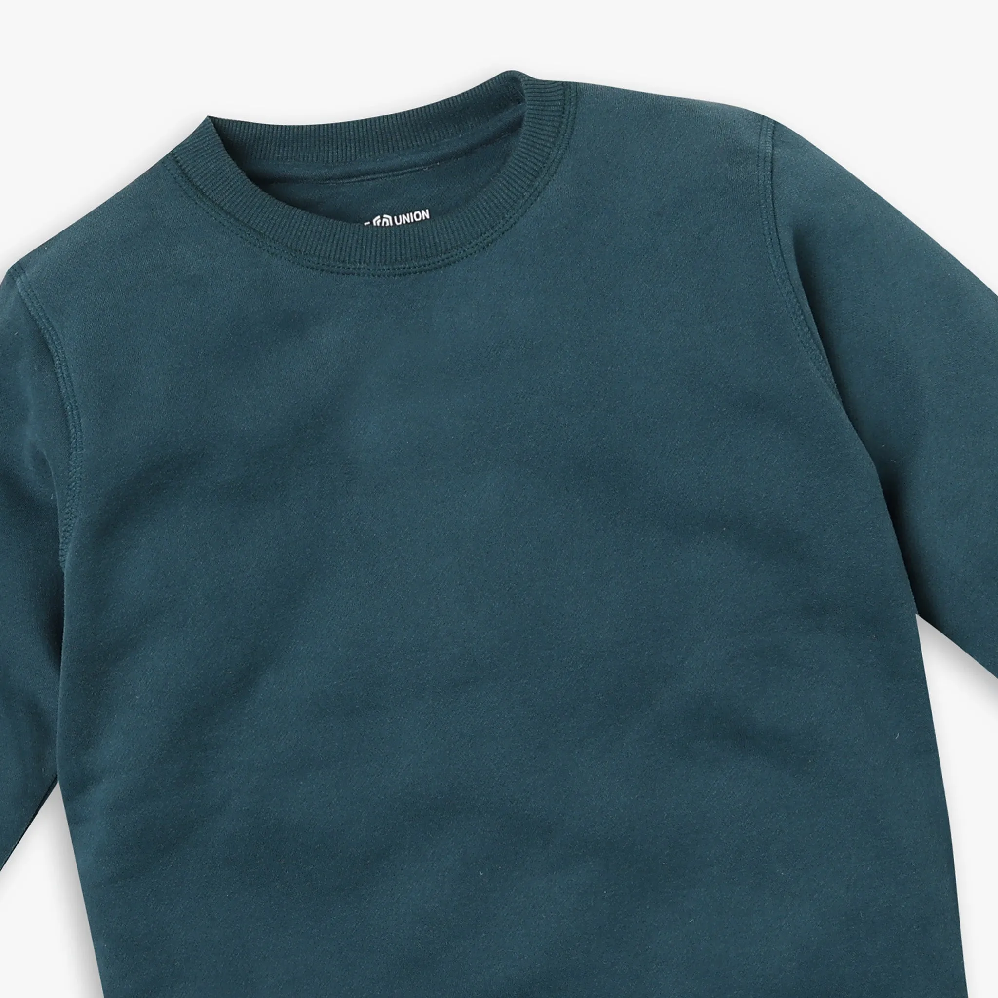 Boy's Regular Fit Solid Sweat Tees