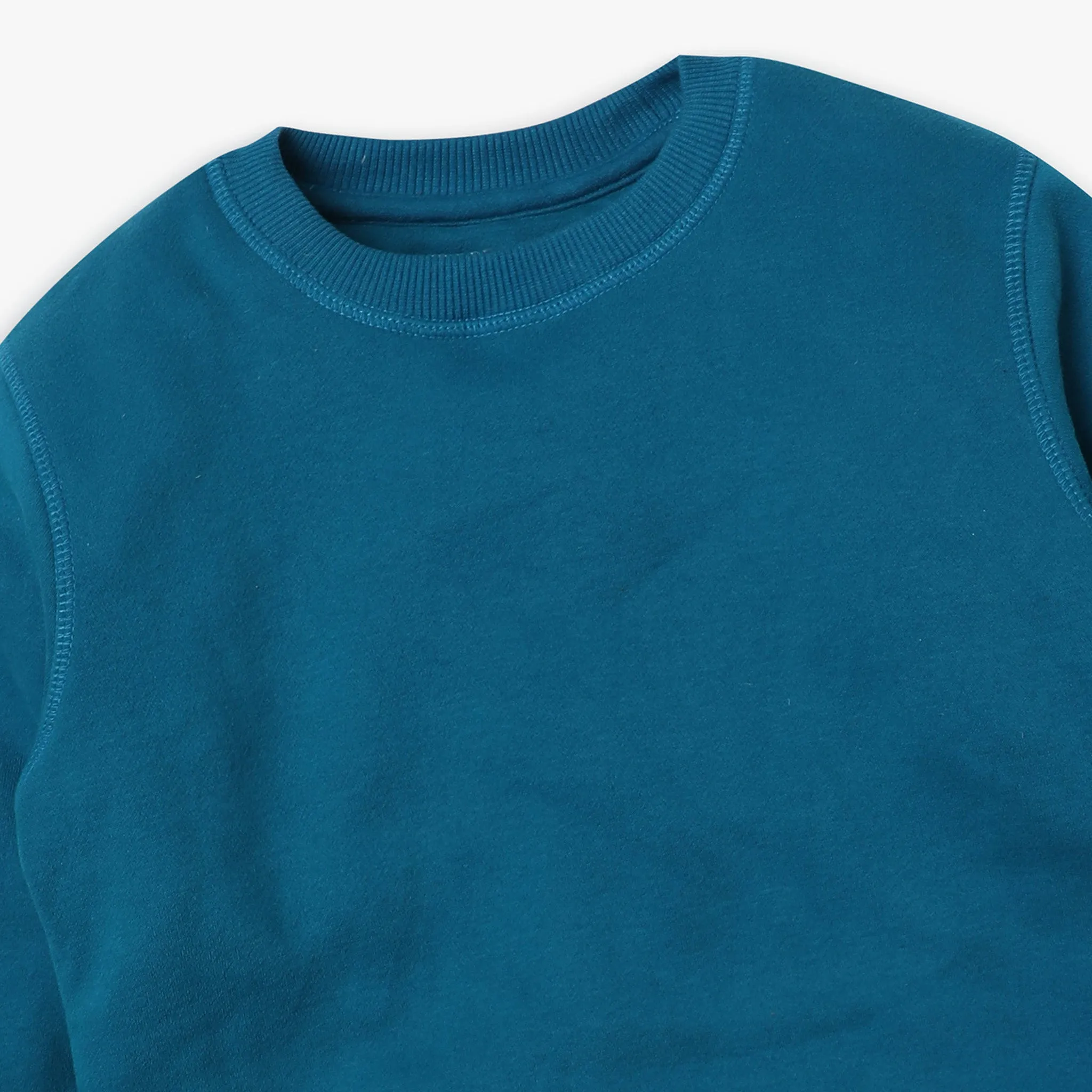 Boy's Regular Fit Solid Sweat Tees