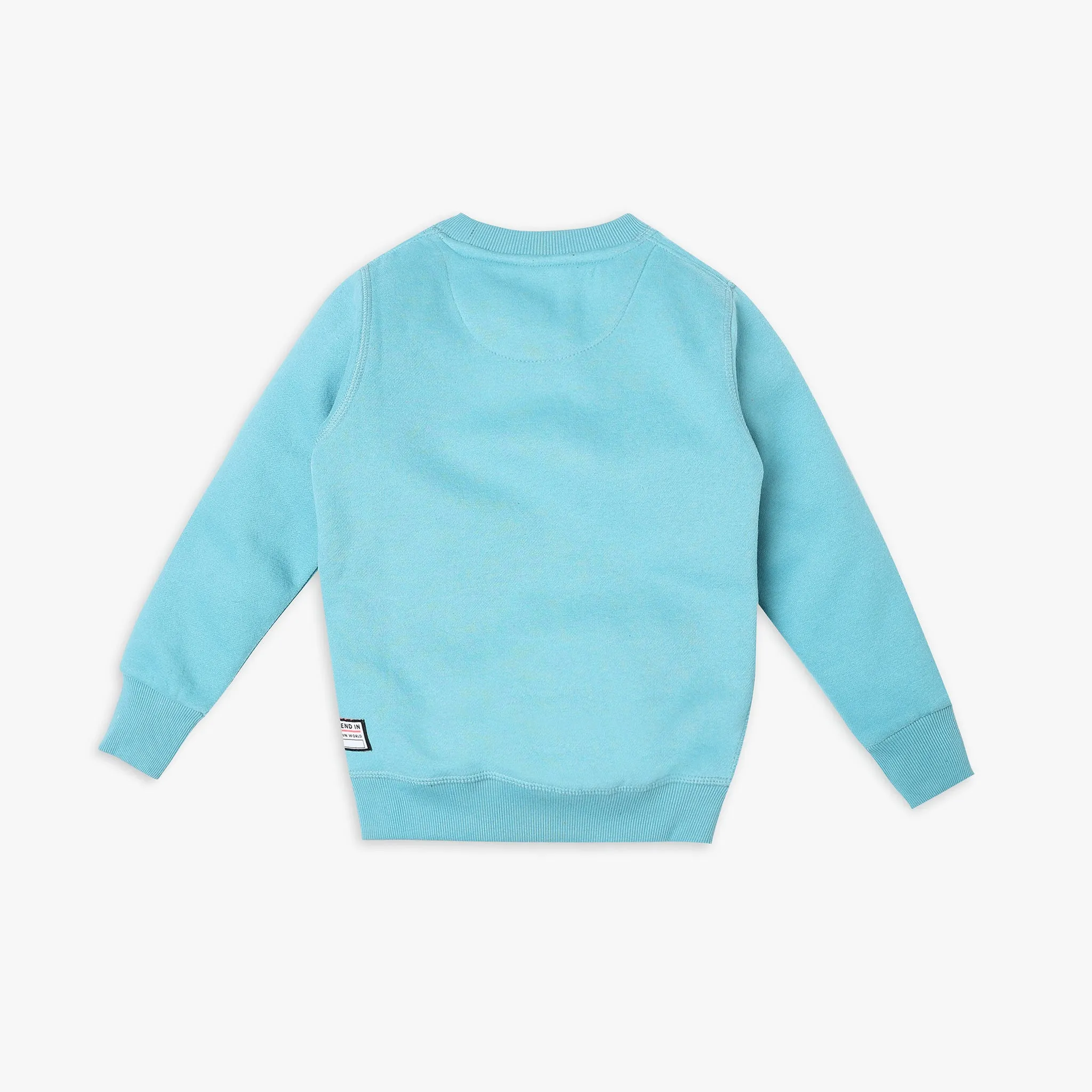 Boy's Regular Fit Solid Sweat Tees