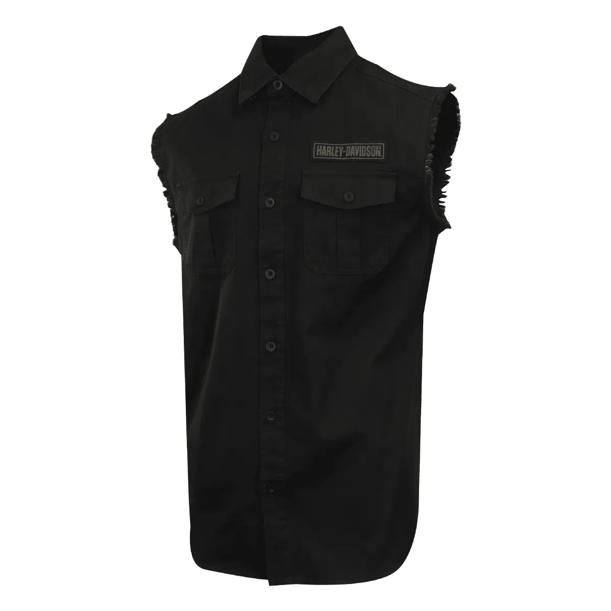 Branded  Men's Vest Black Sleeveless Vest (S58)