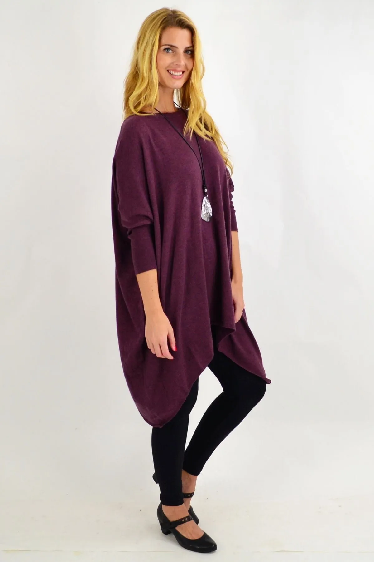 Burgundy Snuggle up Tunic Top