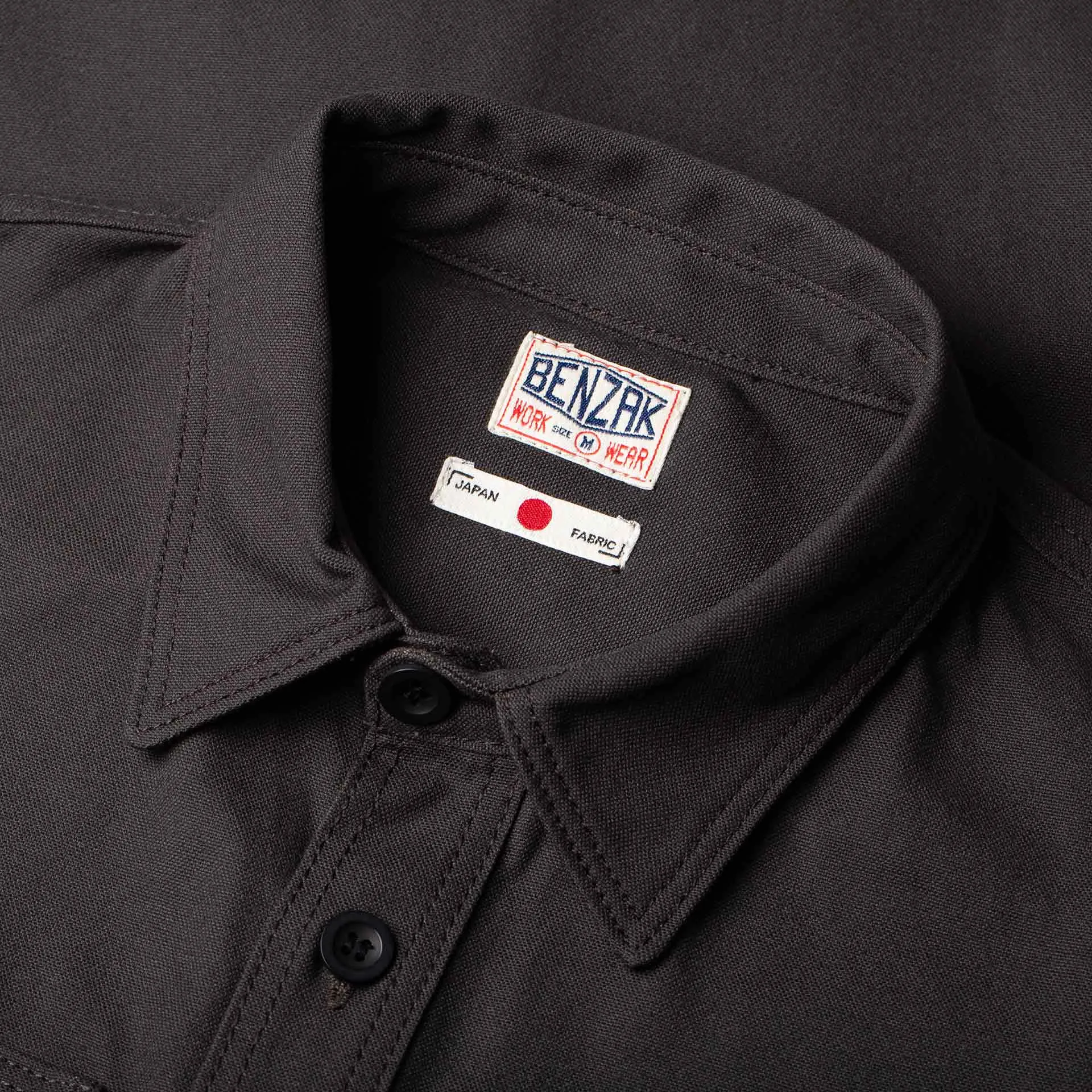 BWS-04 SCOUT OVERSHIRT 9 oz. slate selvedge duck canvas