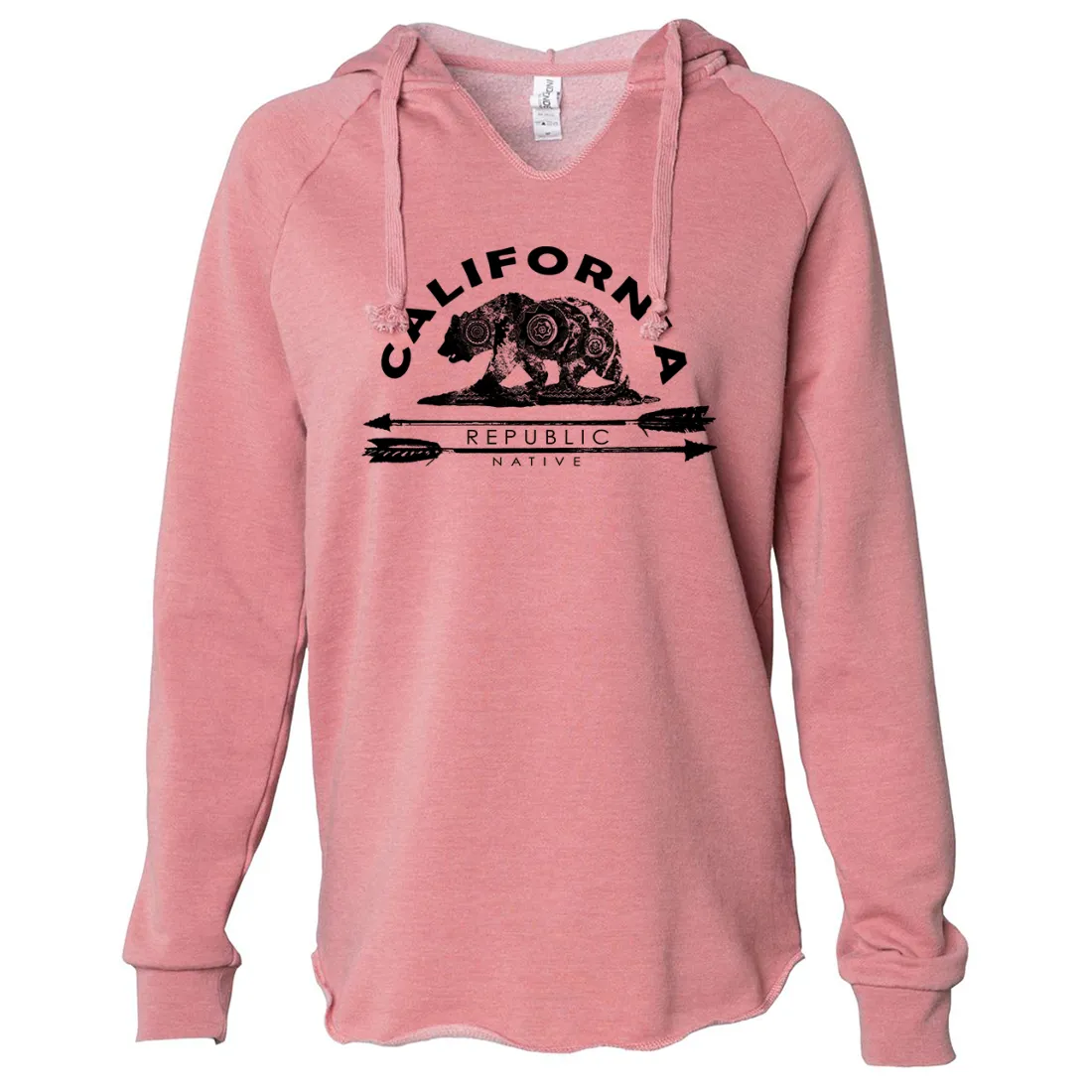 California Arrow Bear Women's Soft Hooded Pullover