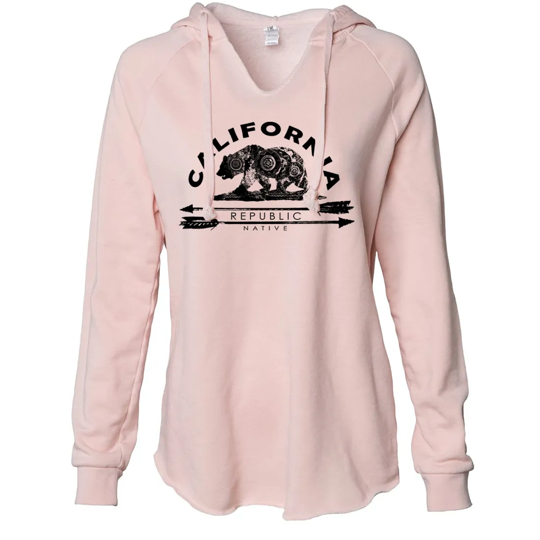 California Arrow Bear Women's Soft Hooded Pullover