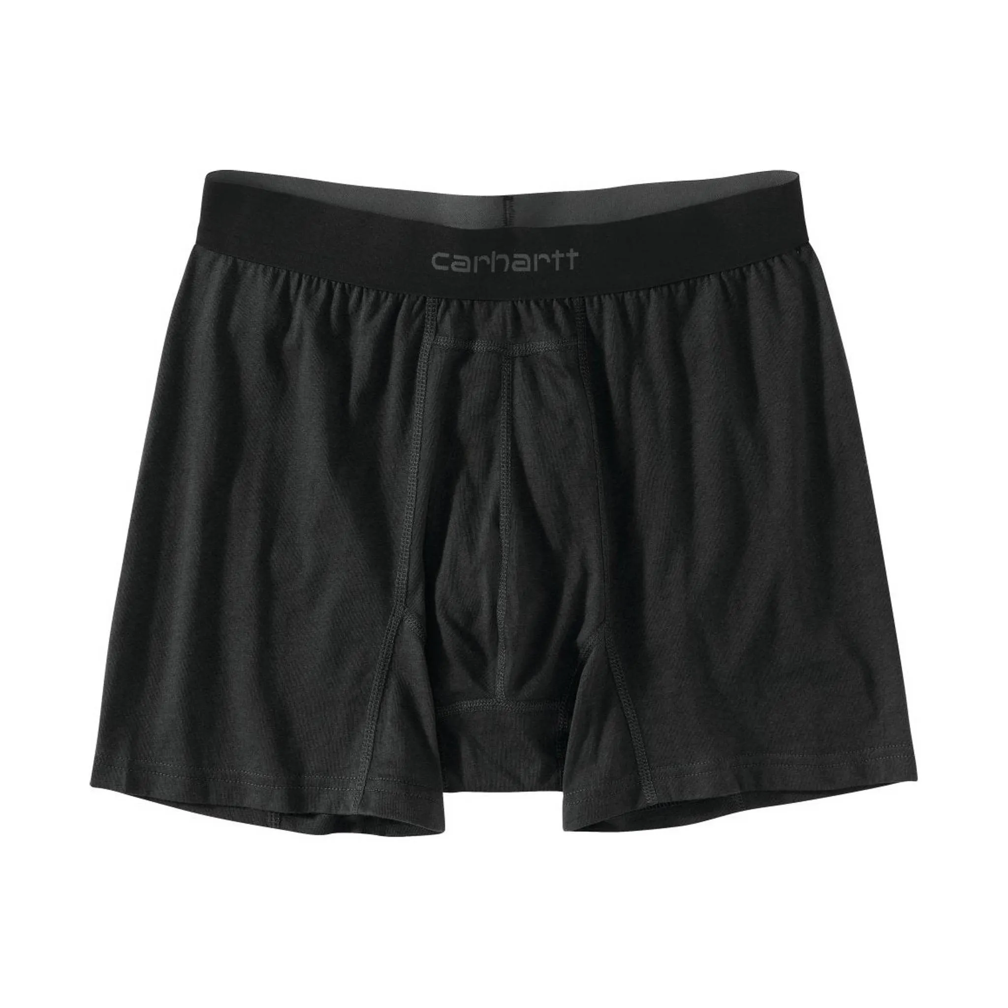 Carhartt Men's 5 Inch Basic Boxer Brief 2 Pack - Black