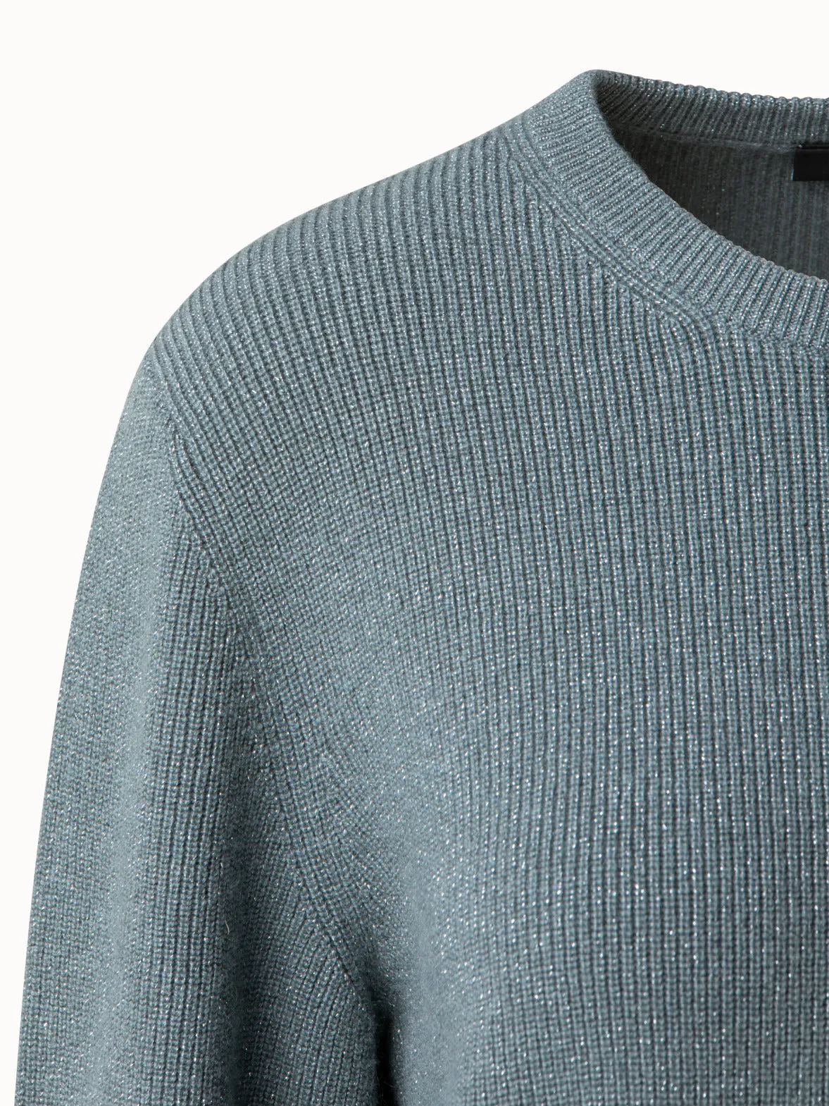 Cashmere Lurex Knit Pullover