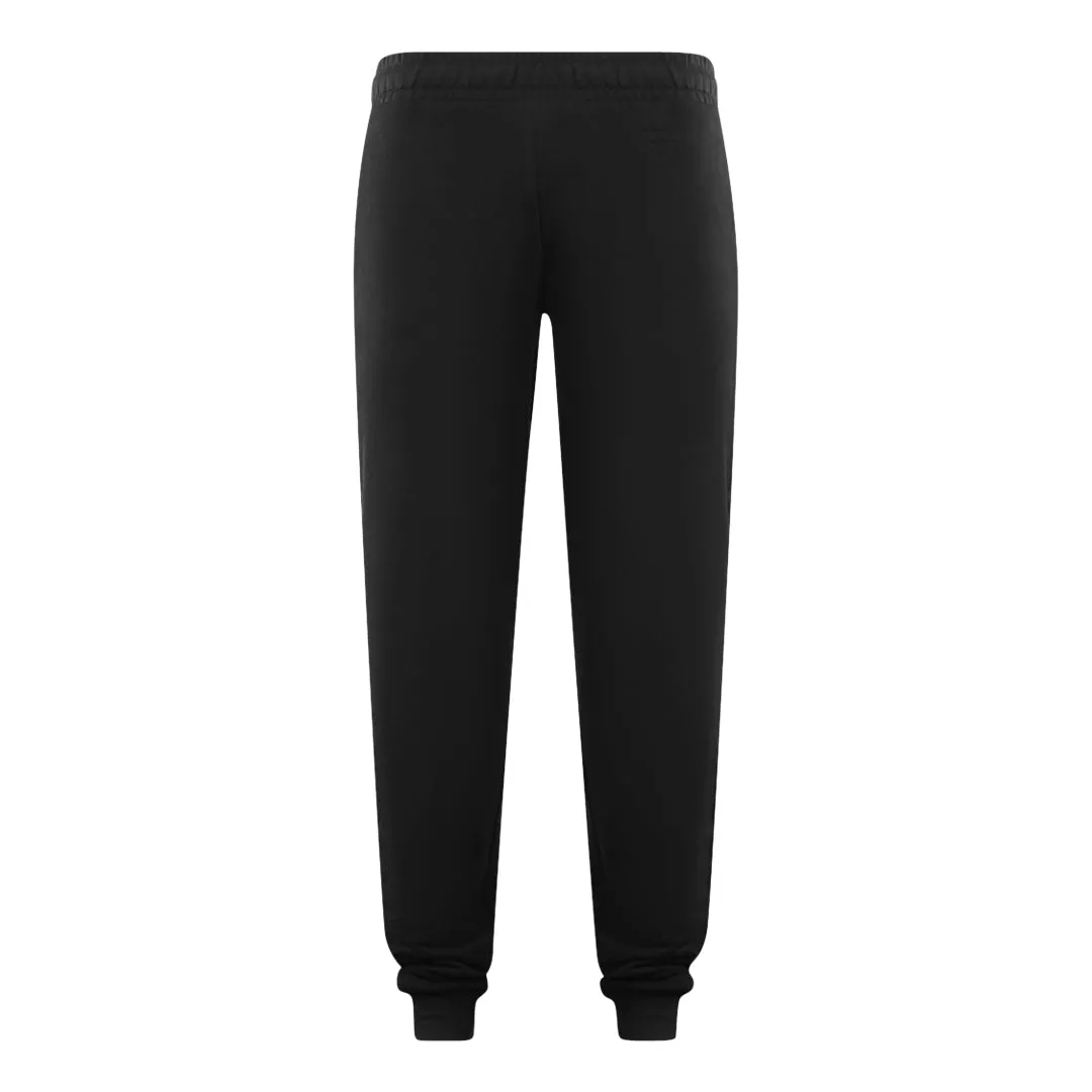 Cavalli Class Bold Logo Black Sweat Pants