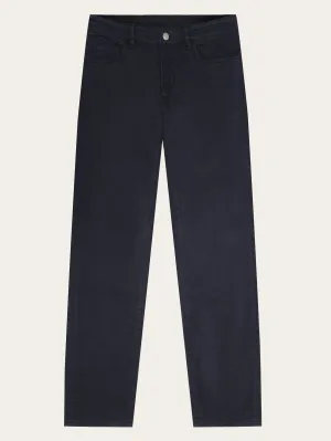 CHUCK regular garment dyed 5-pocket pant - GOTS/Vegan - Night Sky