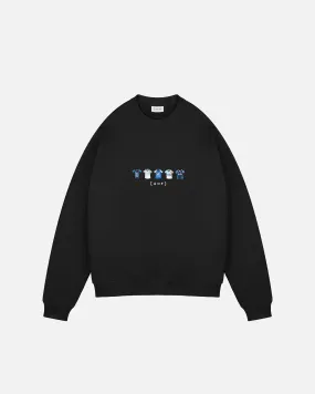 Club Brugge Embroidered Classics - Black Sweat