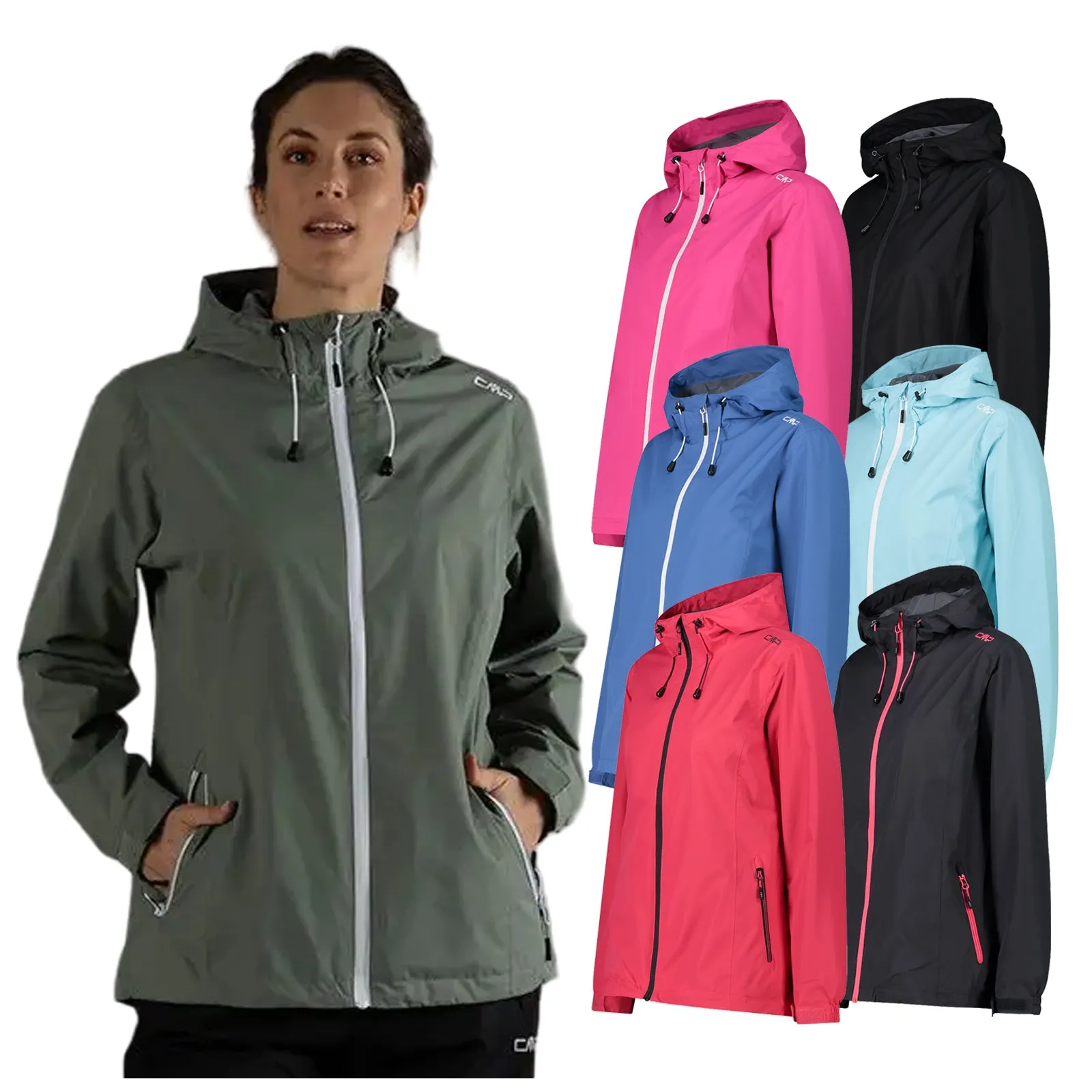 CMP Ladies Packable Breathable Waterproof Jacket