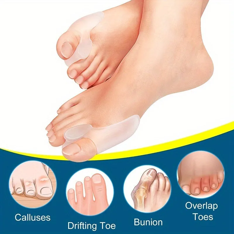 Comfortable Big Toe Corrector Bunion Protector For Long term - 2 pairs