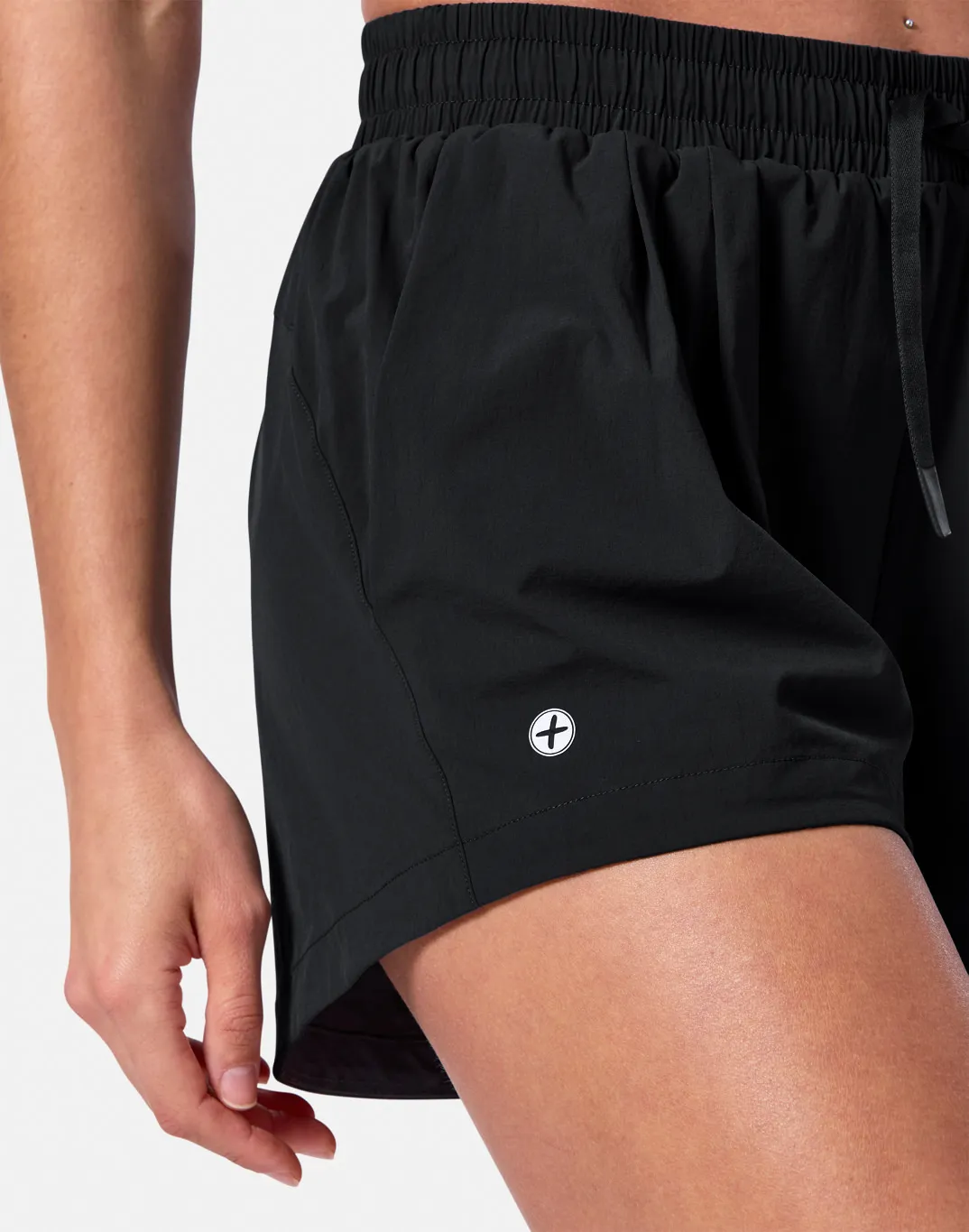 Contender Racer Short in Black