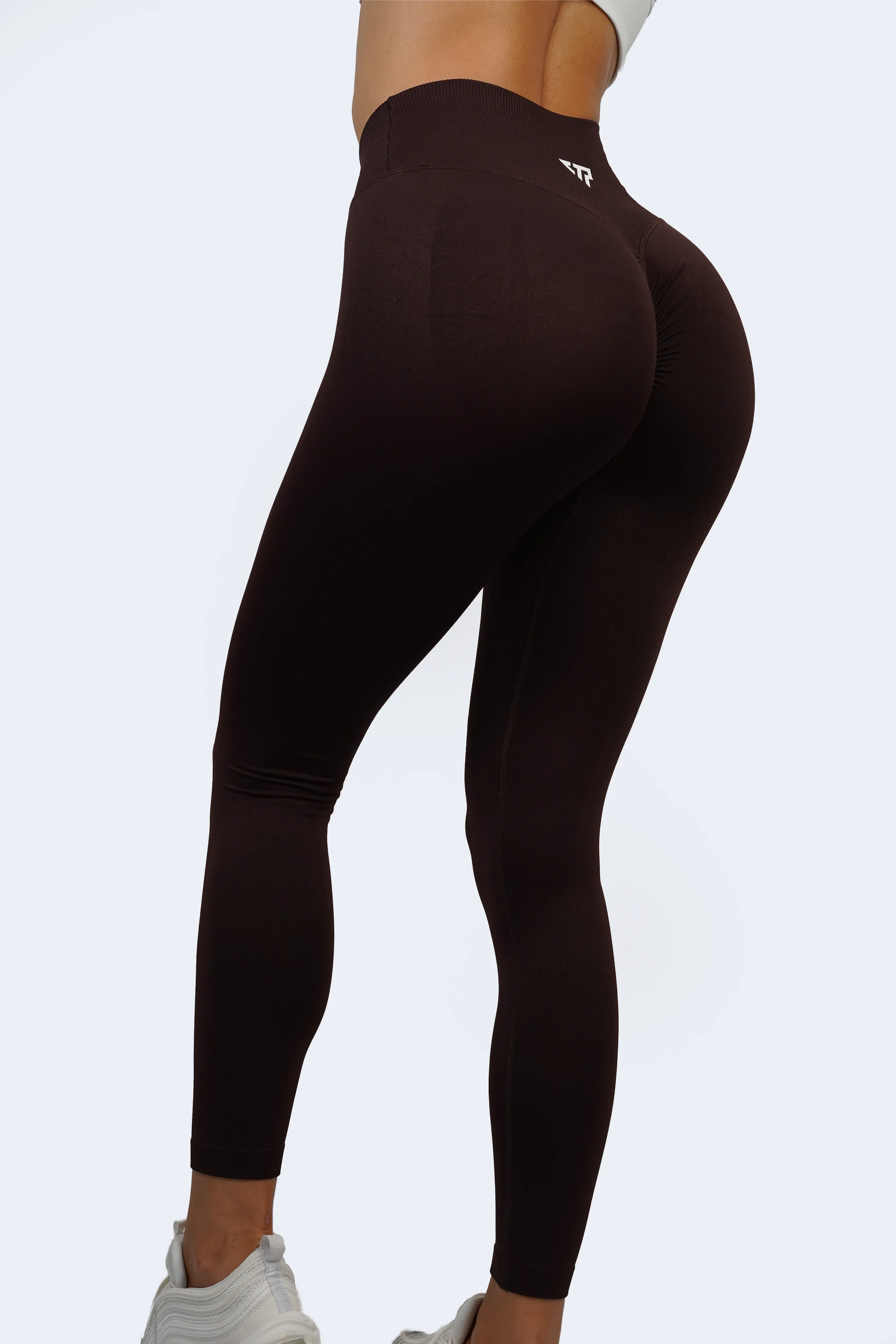 CORE V-WAIST LEGGINGS - MAROON