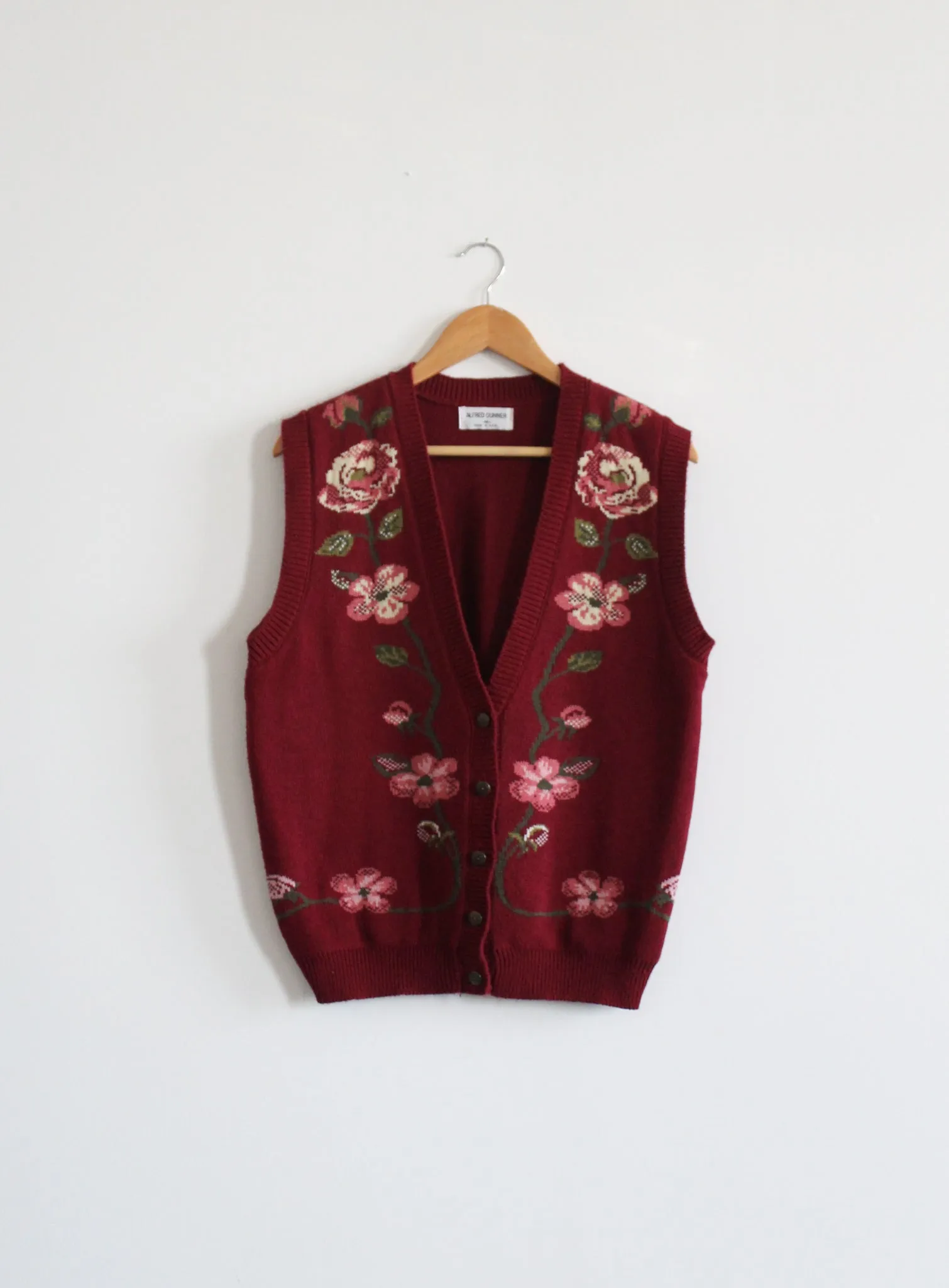 currant knit vest