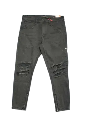 Cutty Solis Denim Black Jeans Ripped