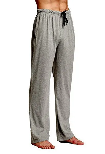 CYZ COMFORTABLE JERSEY COTTON KNIT PAJAMA LOUNGE SLEEP PANTS -CHARCOAL-S