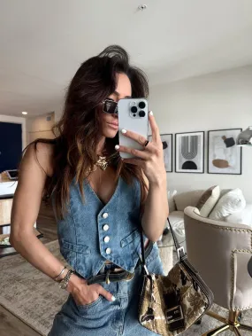 Diane Blue Denim Vest