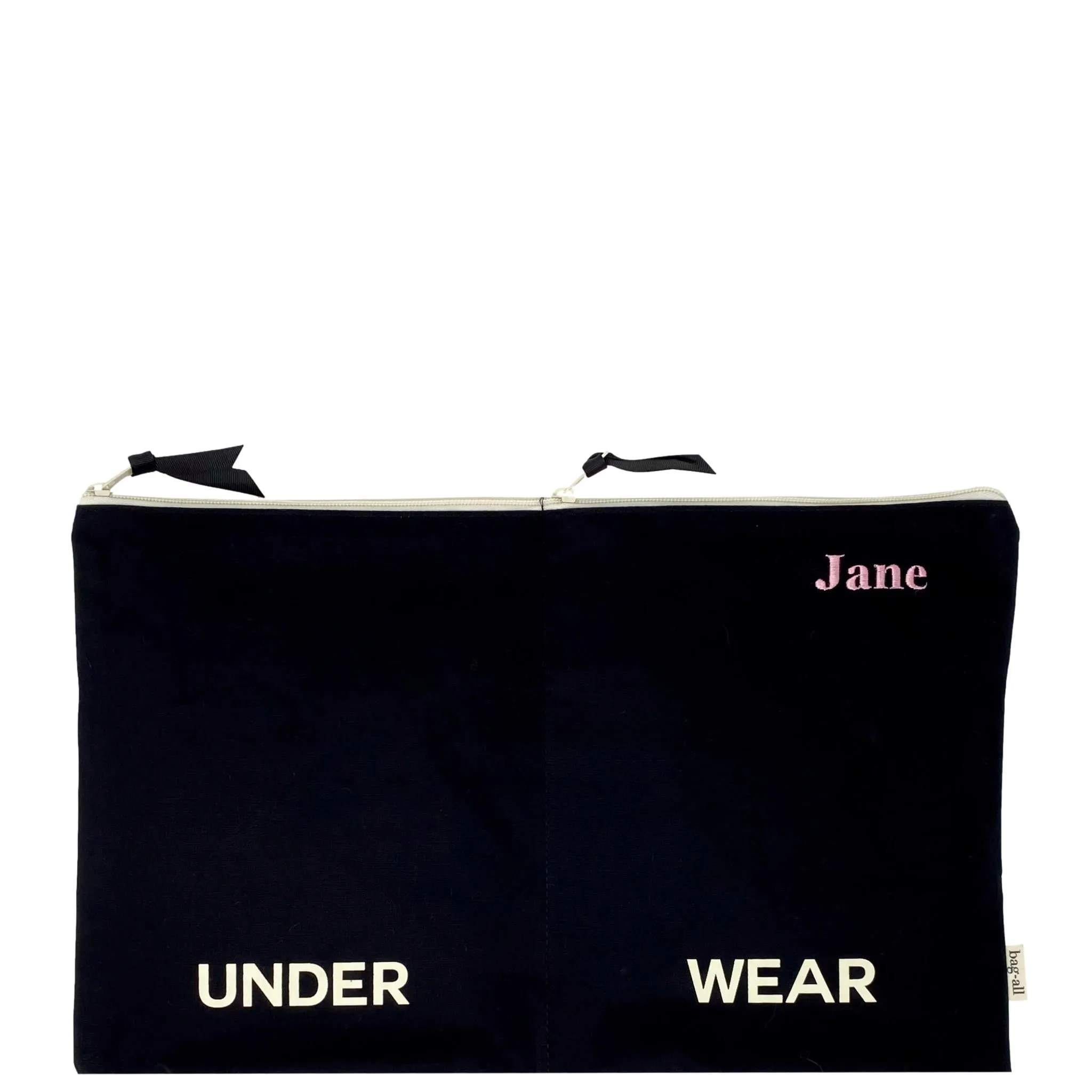 Double Lingerie Packing Pouch, Black