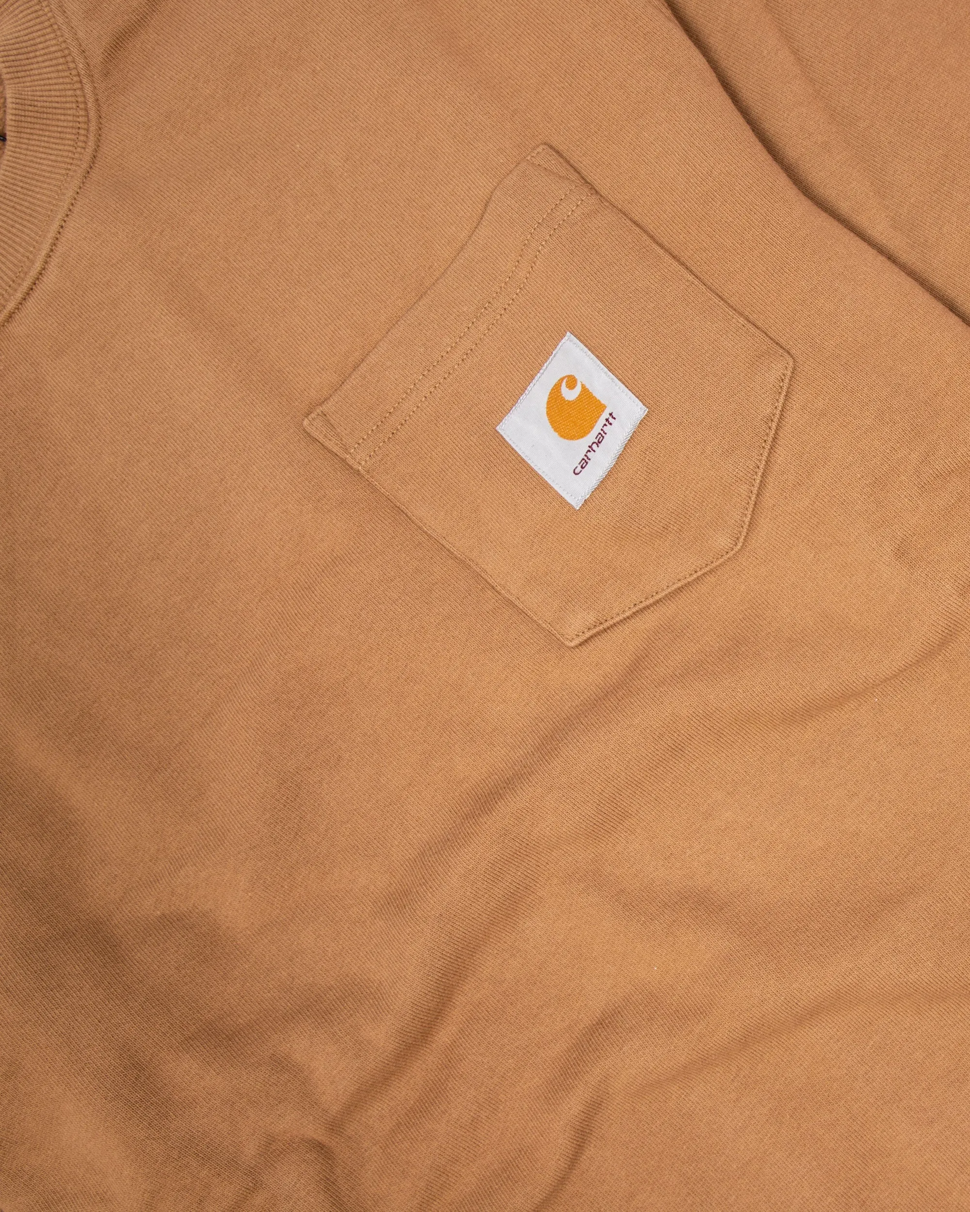 Felpa Uomo Carhartt Pocket Sweat Brown